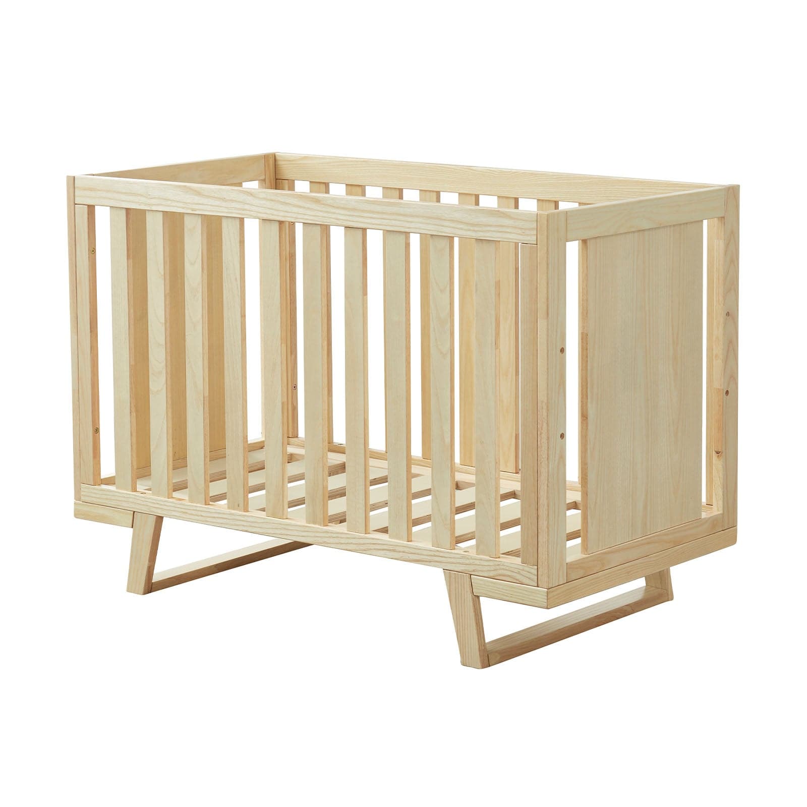 Baby/Toddler Bed With 3 Levels Solid Wood Bed Et-Y002 -  Cribs - ebarza Furniture UAE | Shop Modern Furniture in Abu Dhabi & Dubai - مفروشات ايبازرا في الامارات | تسوق اثاث عصري وديكورات مميزة في دبي وابوظبي
