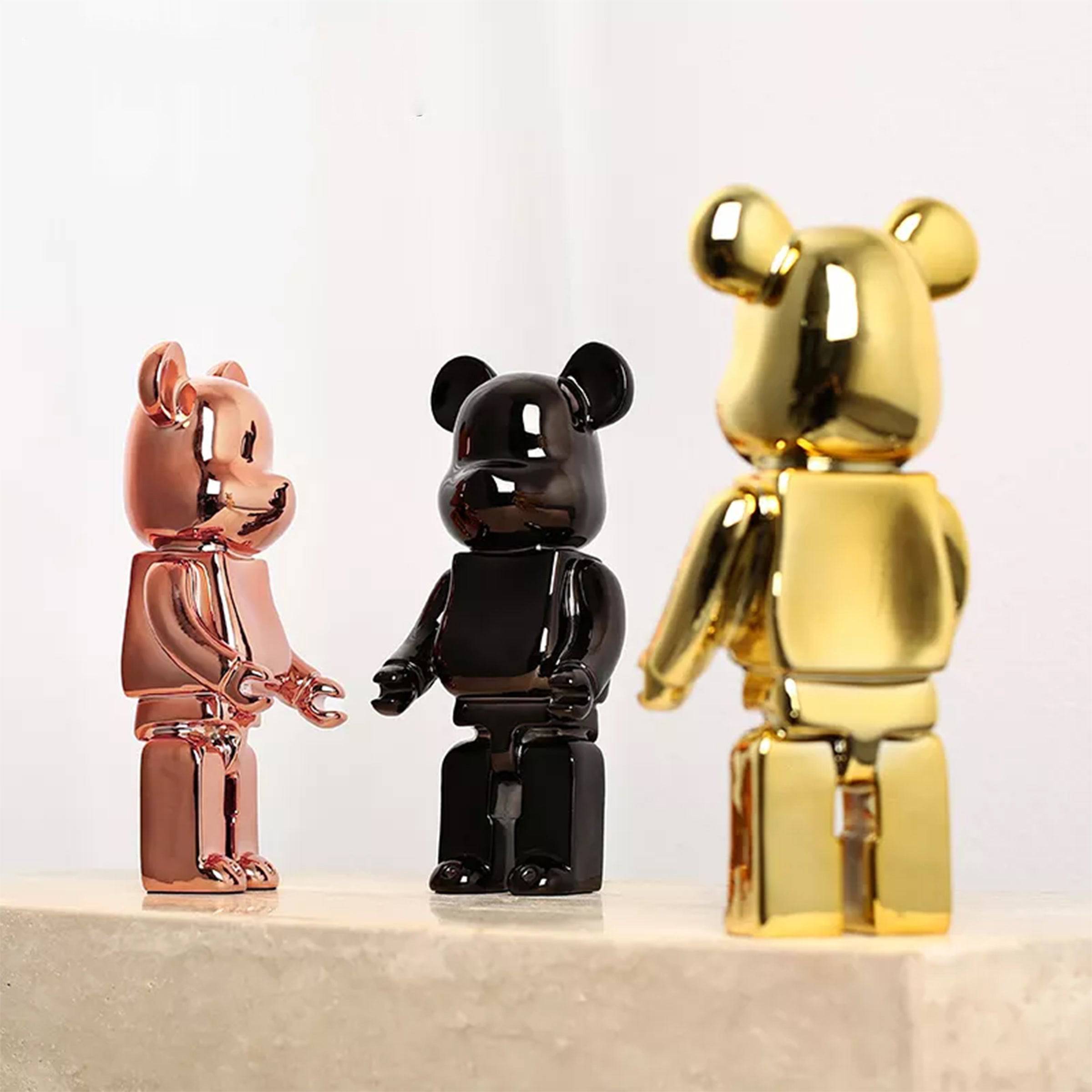 Bear Ornaments Golden Fc-Sz21109C -  Home Decor Figurines - ebarza Furniture UAE | Shop Modern Furniture in Abu Dhabi & Dubai - مفروشات ايبازرا في الامارات | تسوق اثاث عصري وديكورات مميزة في دبي وابوظبي