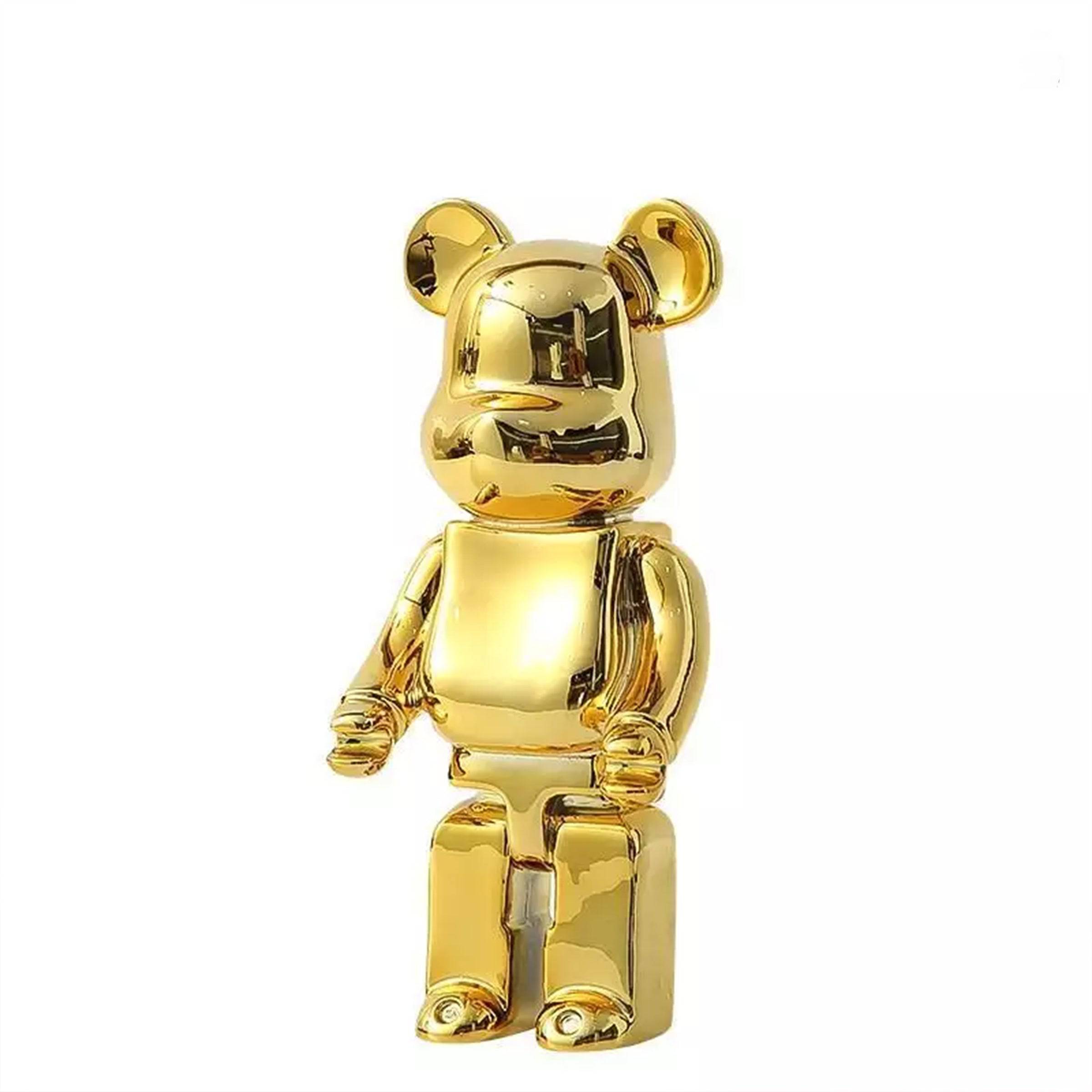 Bear Ornaments Golden Fc-Sz21109C -  Home Decor Figurines - ebarza Furniture UAE | Shop Modern Furniture in Abu Dhabi & Dubai - مفروشات ايبازرا في الامارات | تسوق اثاث عصري وديكورات مميزة في دبي وابوظبي
