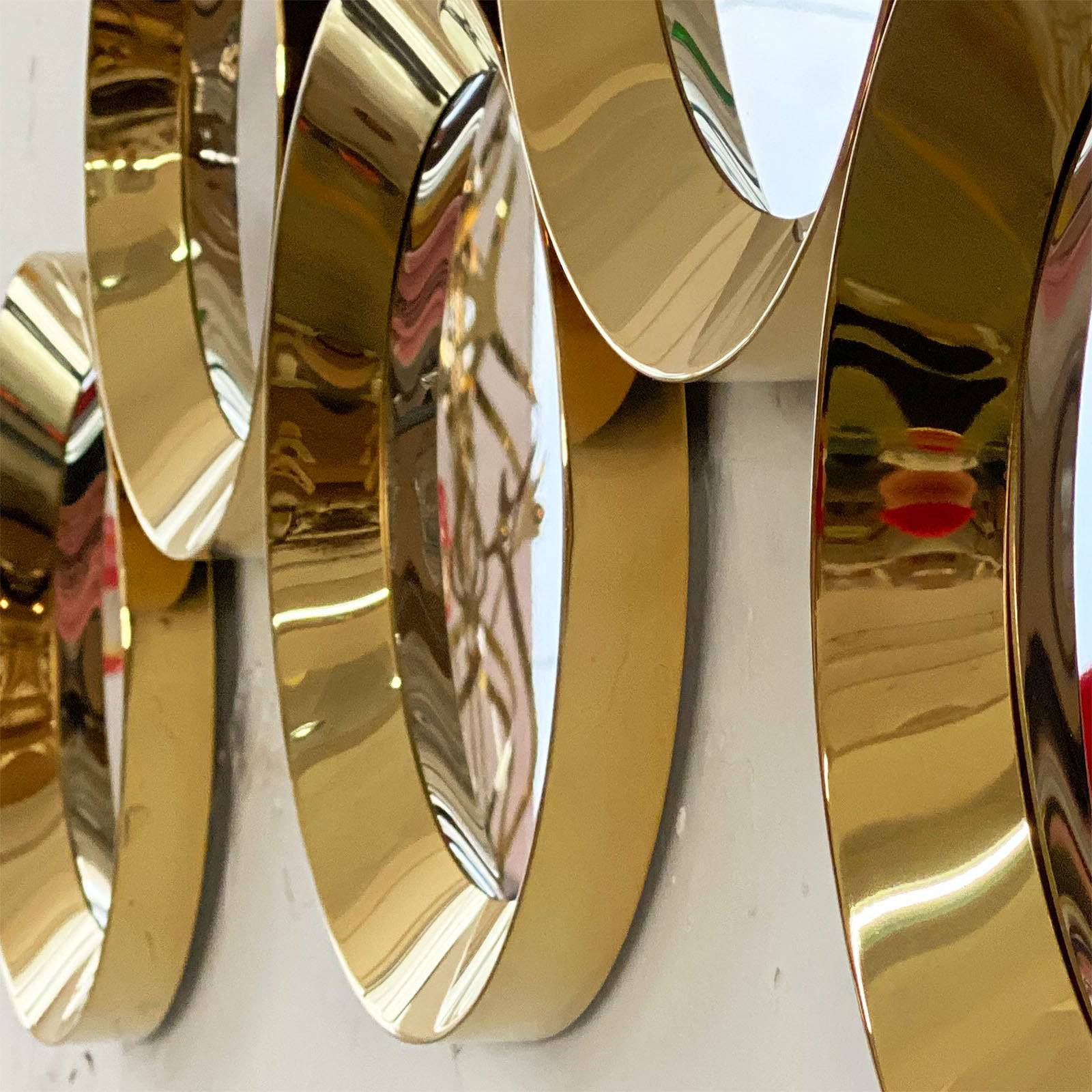 Display Item - Beehive Handcrafted Stainless Steel Artwork Bg2020010-G Nakheel -  DISPLAY ITEM - ebarza Furniture UAE | Shop Modern Furniture in Abu Dhabi & Dubai - مفروشات ايبازرا في الامارات | تسوق اثاث عصري وديكورات مميزة في دبي وابوظبي