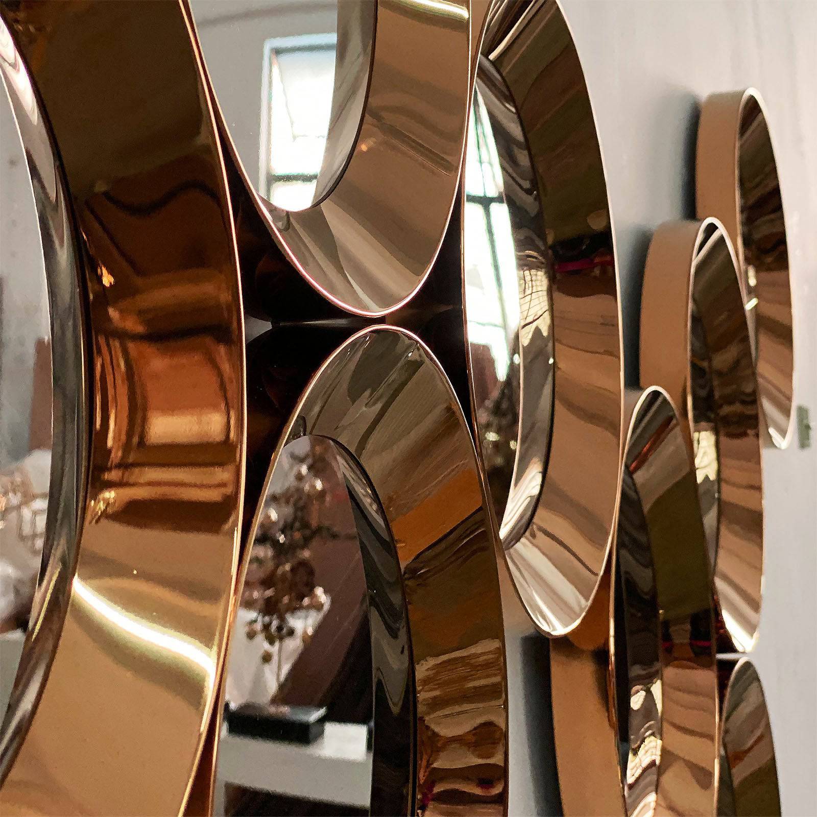 Beehive Handcrafted Stainless Steel Artwork Bg2020010-Rg -  Artwork - ebarza Furniture UAE | Shop Modern Furniture in Abu Dhabi & Dubai - مفروشات ايبازرا في الامارات | تسوق اثاث عصري وديكورات مميزة في دبي وابوظبي