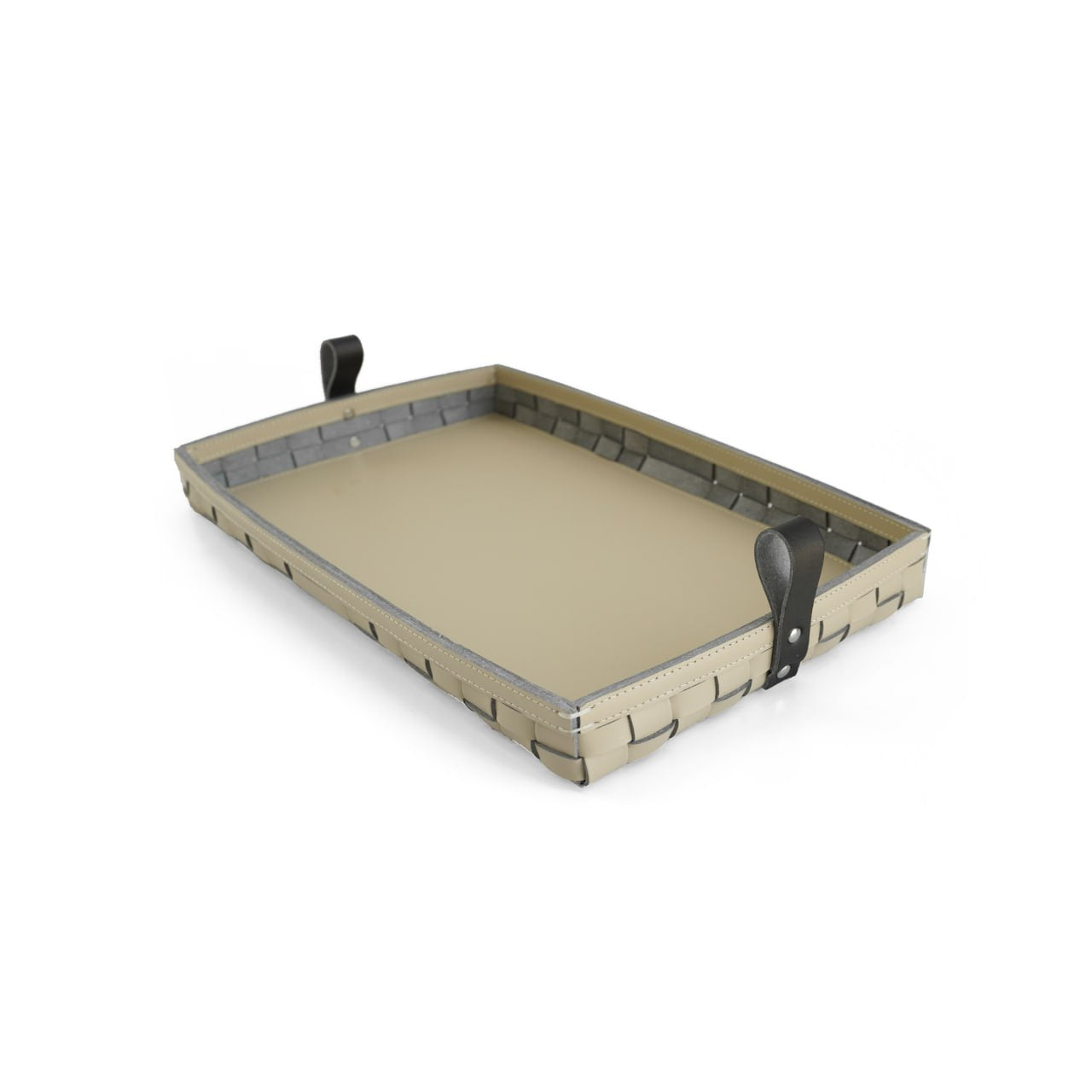 BEIGE KNITTING TRAY- RECTANGULAR DT201158A -  Trays - ebarza Furniture UAE | Shop Modern Furniture in Abu Dhabi & Dubai - مفروشات ايبازرا في الامارات | تسوق اثاث عصري وديكورات مميزة في دبي وابوظبي