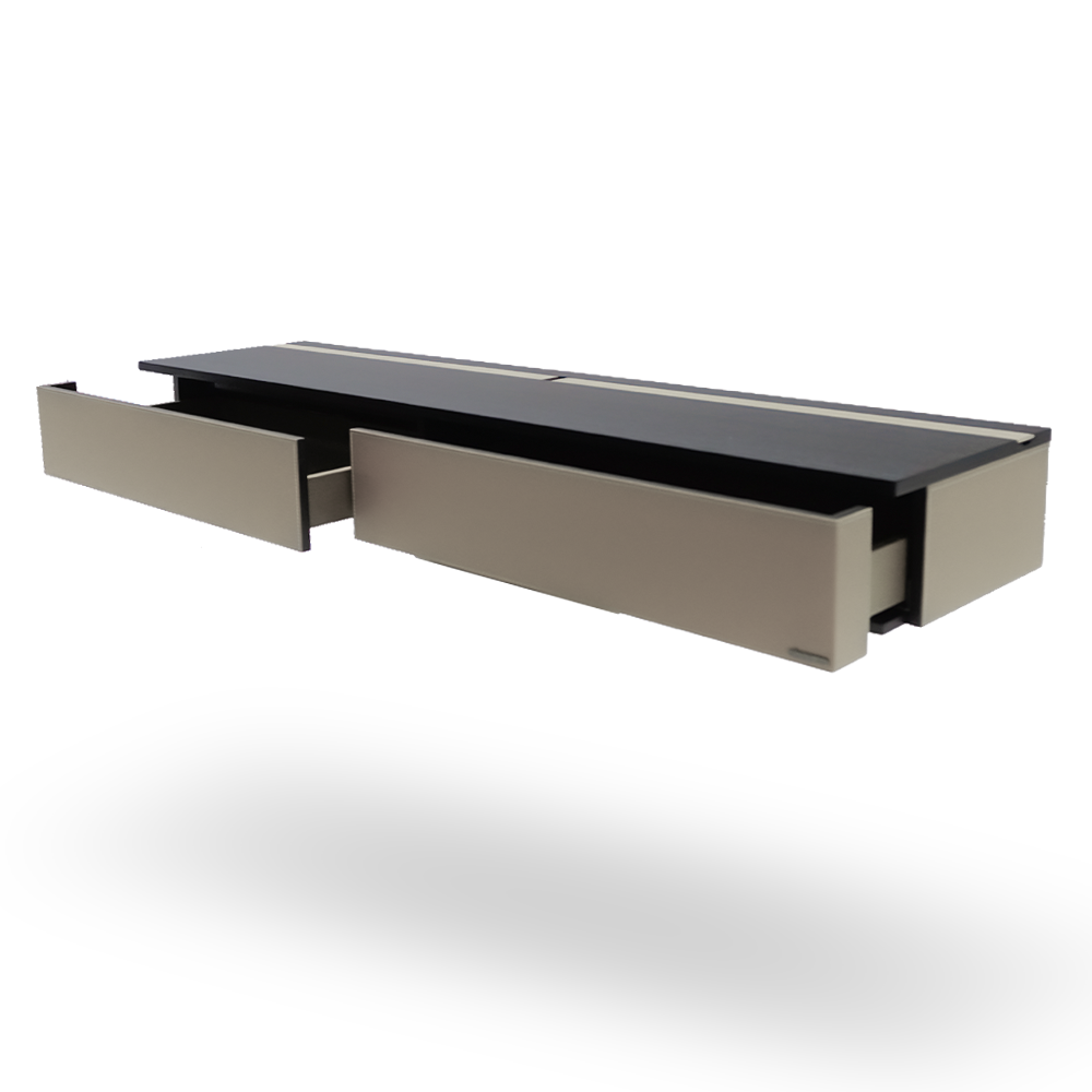 Suspended / Hanged  Modular Wall Unit / Dresser / TV Unit 160CM MLL-CUS01-M5 Beige -  Storage/TV Unites - ebarza Furniture UAE | Shop Modern Furniture in Abu Dhabi & Dubai - مفروشات ايبازرا في الامارات | تسوق اثاث عصري وديكورات مميزة في دبي وابوظبي