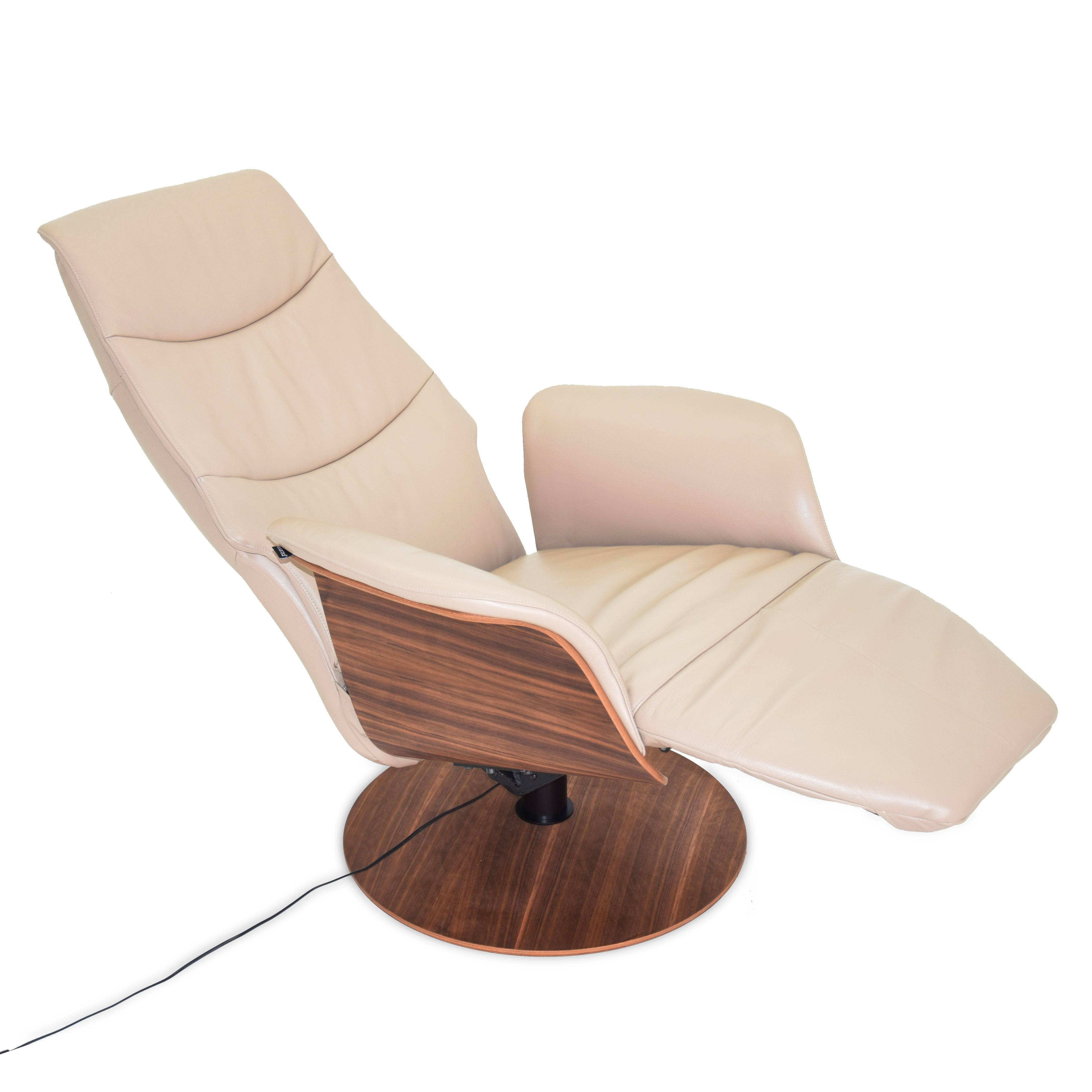 Benz Relaxing Swivel And Electric Biege Recliner Lounge Chair Hkp-5093Mfel-312 -  Lounge Chairs - ebarza Furniture UAE | Shop Modern Furniture in Abu Dhabi & Dubai - مفروشات ايبازرا في الامارات | تسوق اثاث عصري وديكورات مميزة في دبي وابوظبي