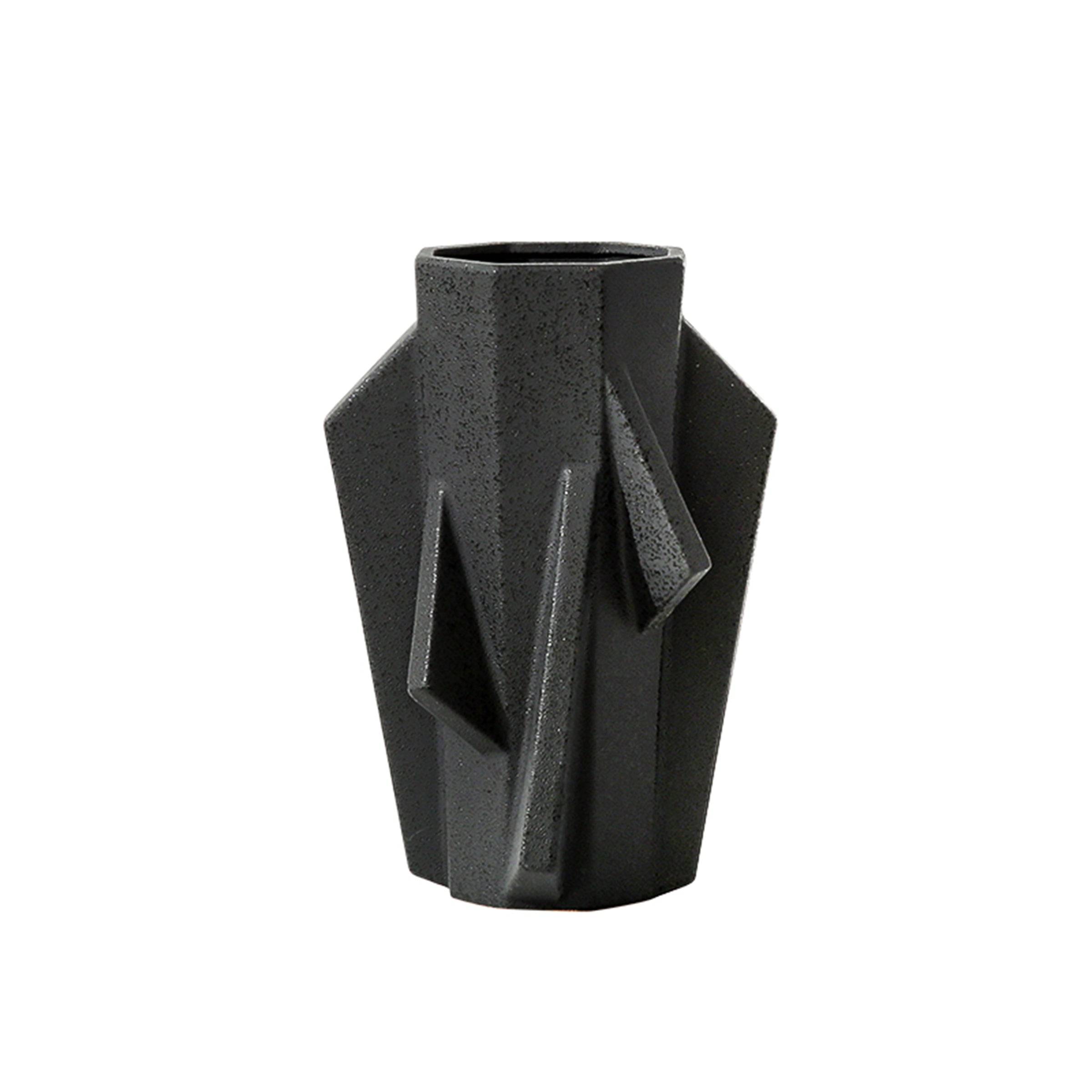Bevel Glaze Dot Bottle A Fa-D21113A -  Vases - ebarza Furniture UAE | Shop Modern Furniture in Abu Dhabi & Dubai - مفروشات ايبازرا في الامارات | تسوق اثاث عصري وديكورات مميزة في دبي وابوظبي