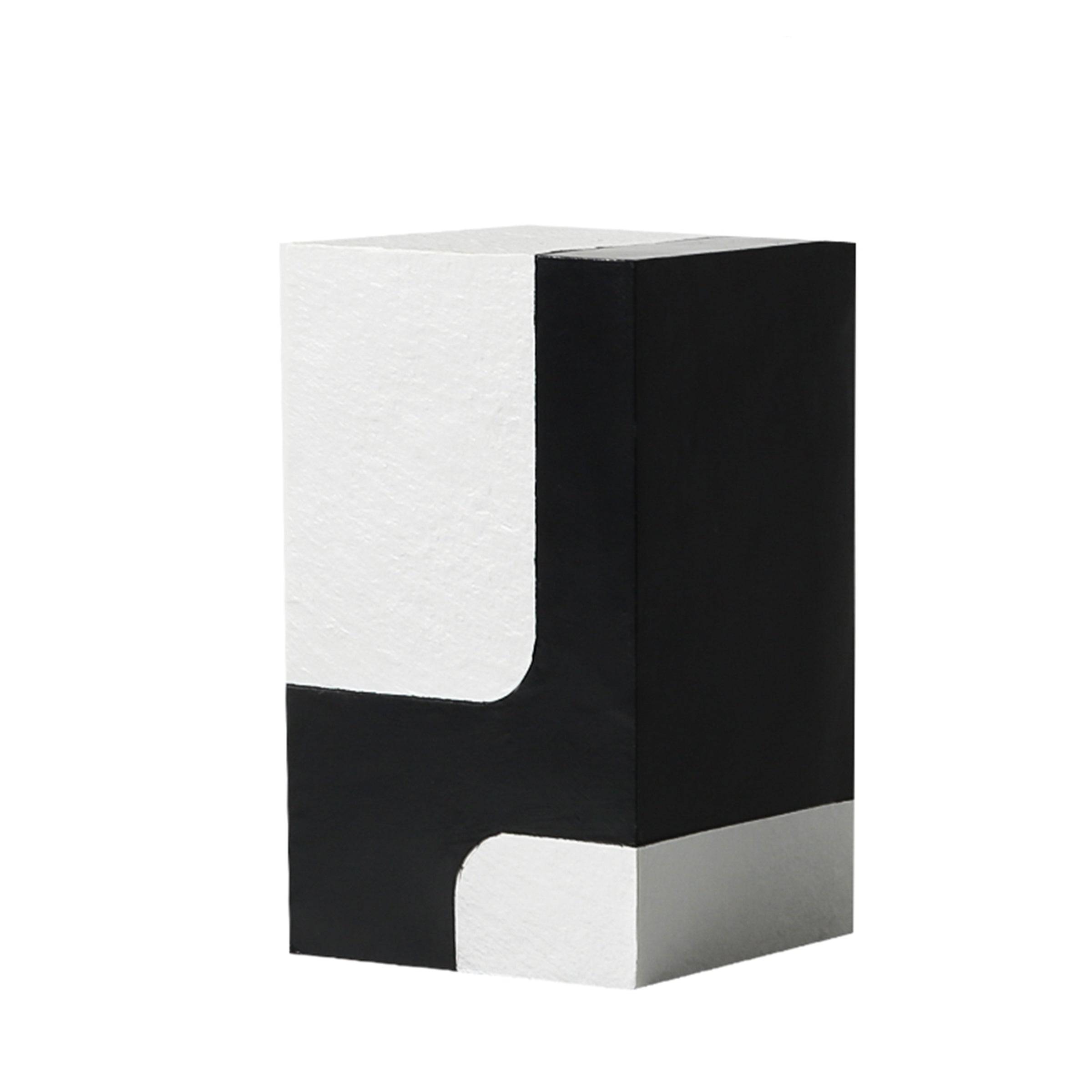 Black And White Stone Block B Fc-Sz21108B -  Home Decor Figurines - ebarza Furniture UAE | Shop Modern Furniture in Abu Dhabi & Dubai - مفروشات ايبازرا في الامارات | تسوق اثاث عصري وديكورات مميزة في دبي وابوظبي