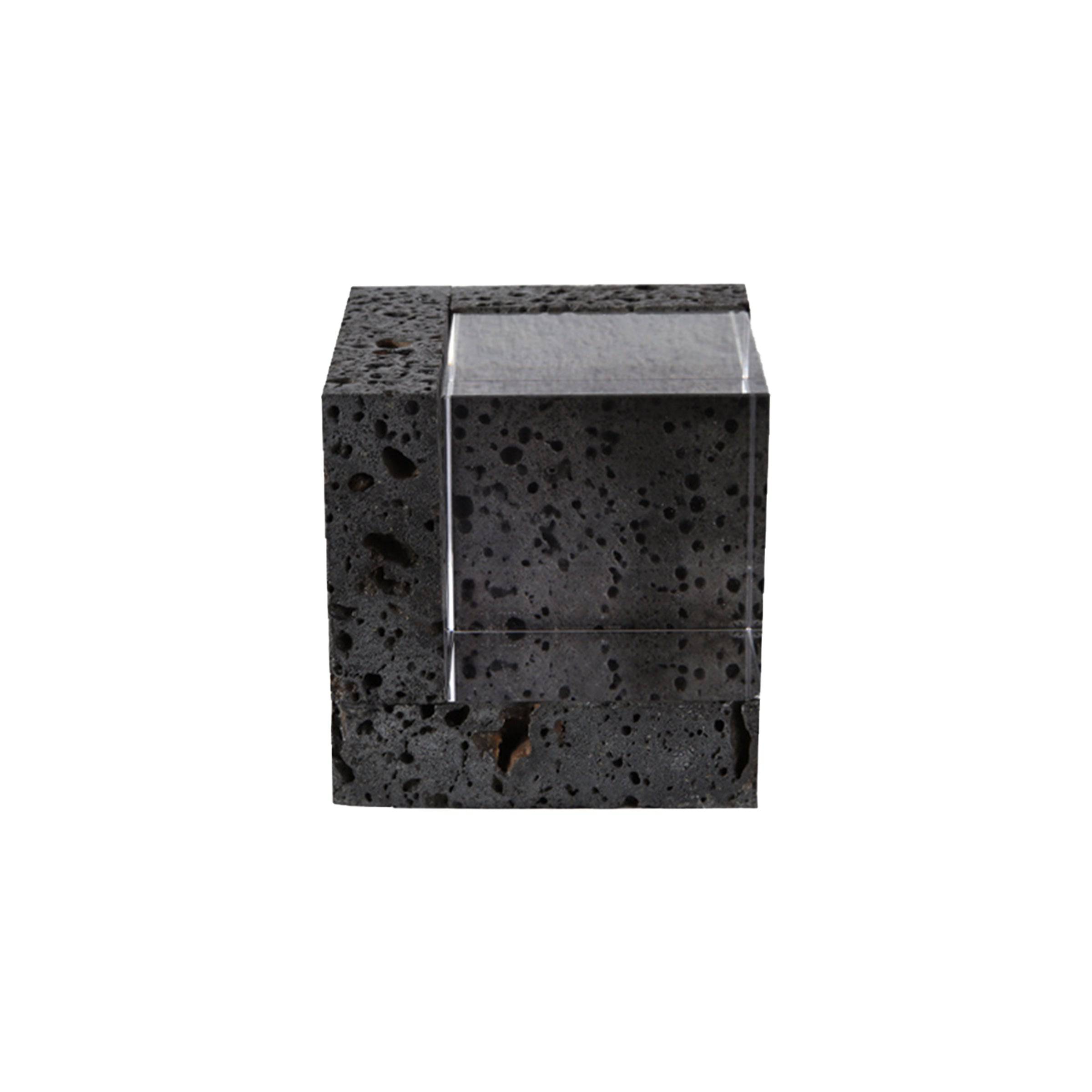 Black Cube Decoration-A Fb-T2111A -  Home Decor Figurines - ebarza Furniture UAE | Shop Modern Furniture in Abu Dhabi & Dubai - مفروشات ايبازرا في الامارات | تسوق اثاث عصري وديكورات مميزة في دبي وابوظبي
