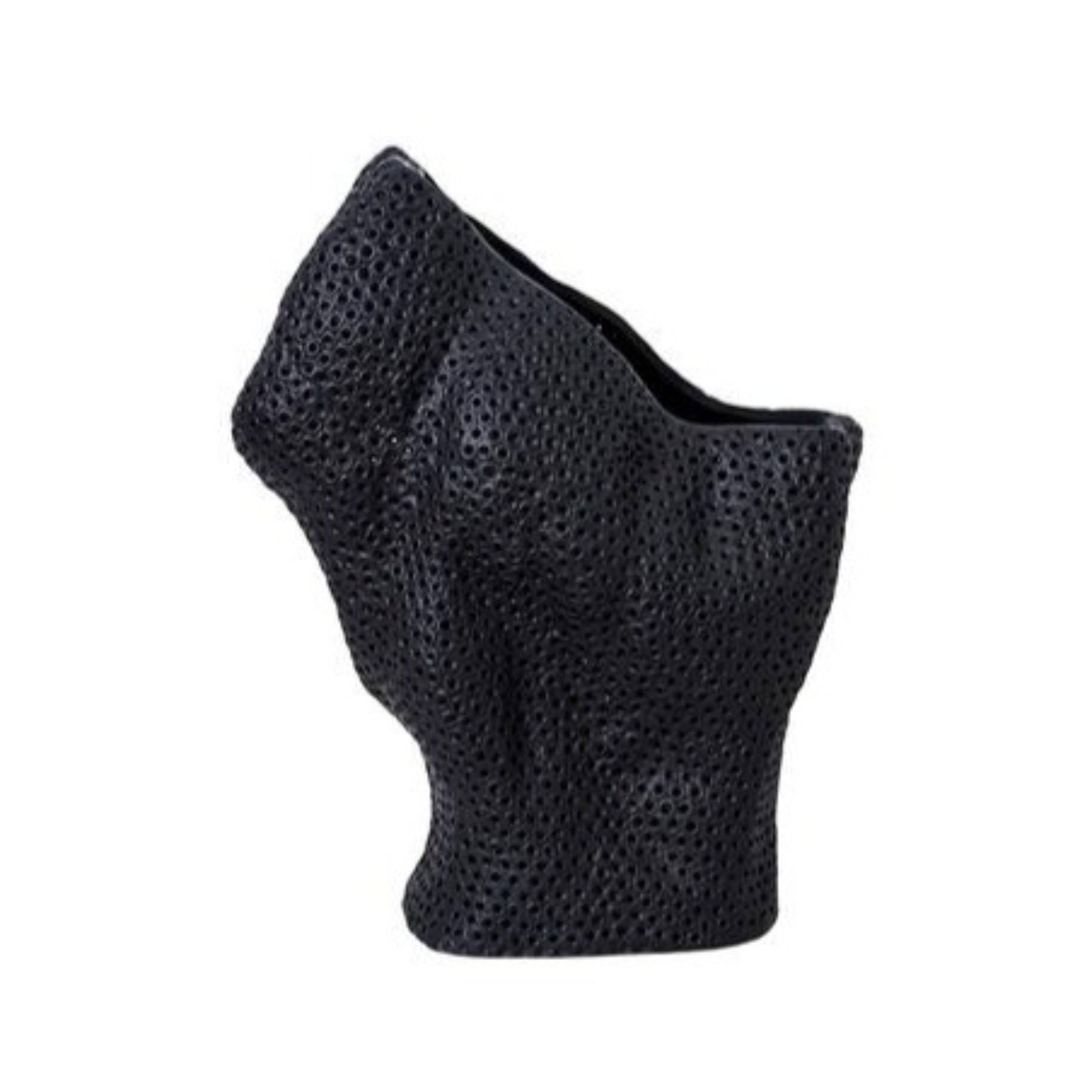 Black Hand Made Vase -B Fa-D2130B -  Vases - ebarza Furniture UAE | Shop Modern Furniture in Abu Dhabi & Dubai - مفروشات ايبازرا في الامارات | تسوق اثاث عصري وديكورات مميزة في دبي وابوظبي