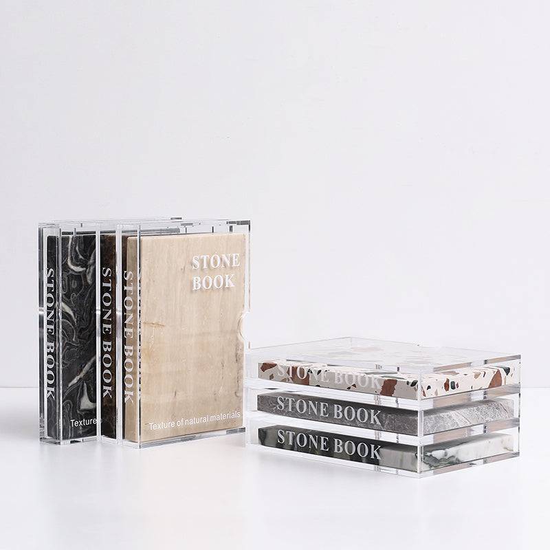 Black Line Stone Book Fb-T2122F -  Home Decor Figurines - ebarza Furniture UAE | Shop Modern Furniture in Abu Dhabi & Dubai - مفروشات ايبازرا في الامارات | تسوق اثاث عصري وديكورات مميزة في دبي وابوظبي