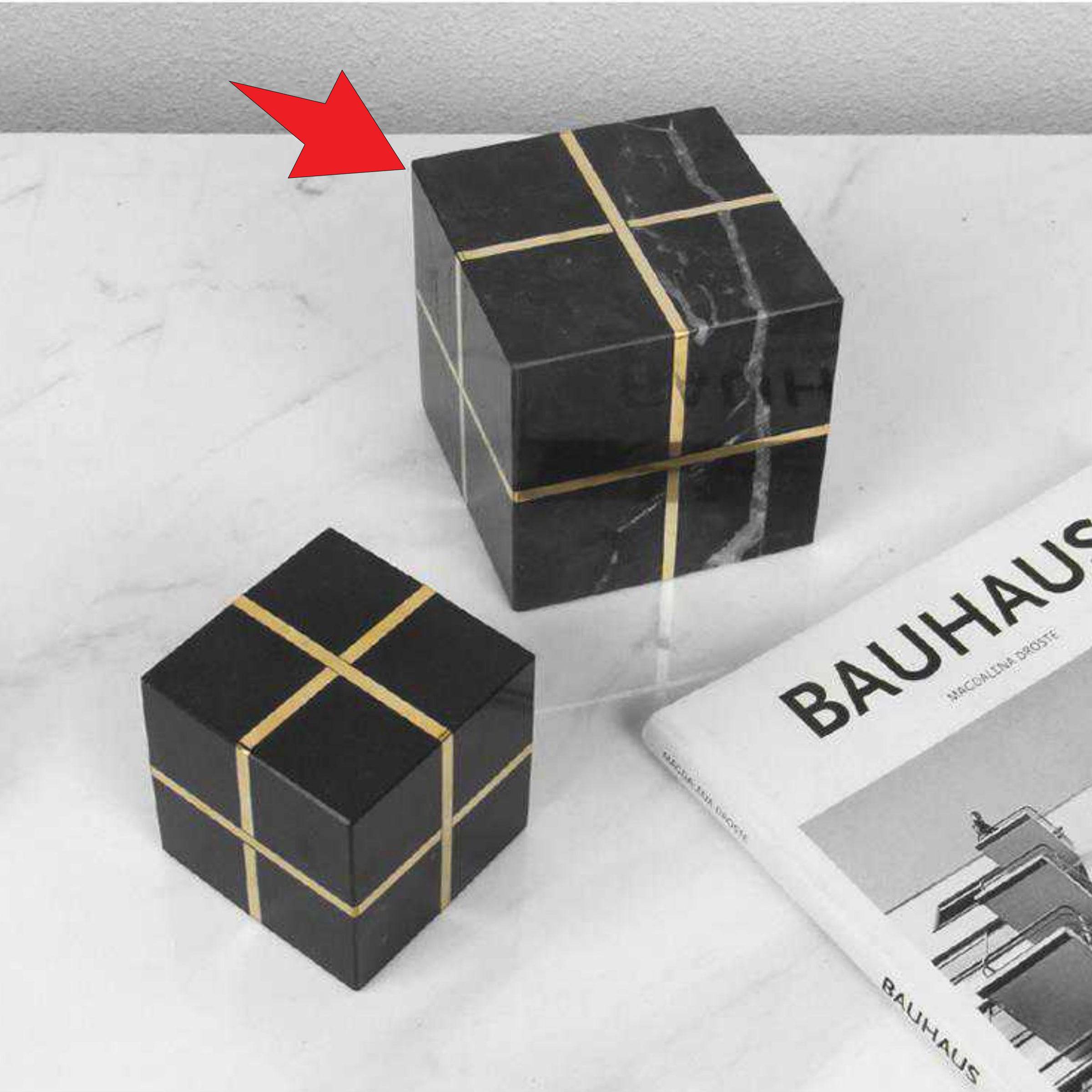 Black Marble Decoration-A  Fb-T1927A -  Home Decor Figurines - ebarza Furniture UAE | Shop Modern Furniture in Abu Dhabi & Dubai - مفروشات ايبازرا في الامارات | تسوق اثاث عصري وديكورات مميزة في دبي وابوظبي