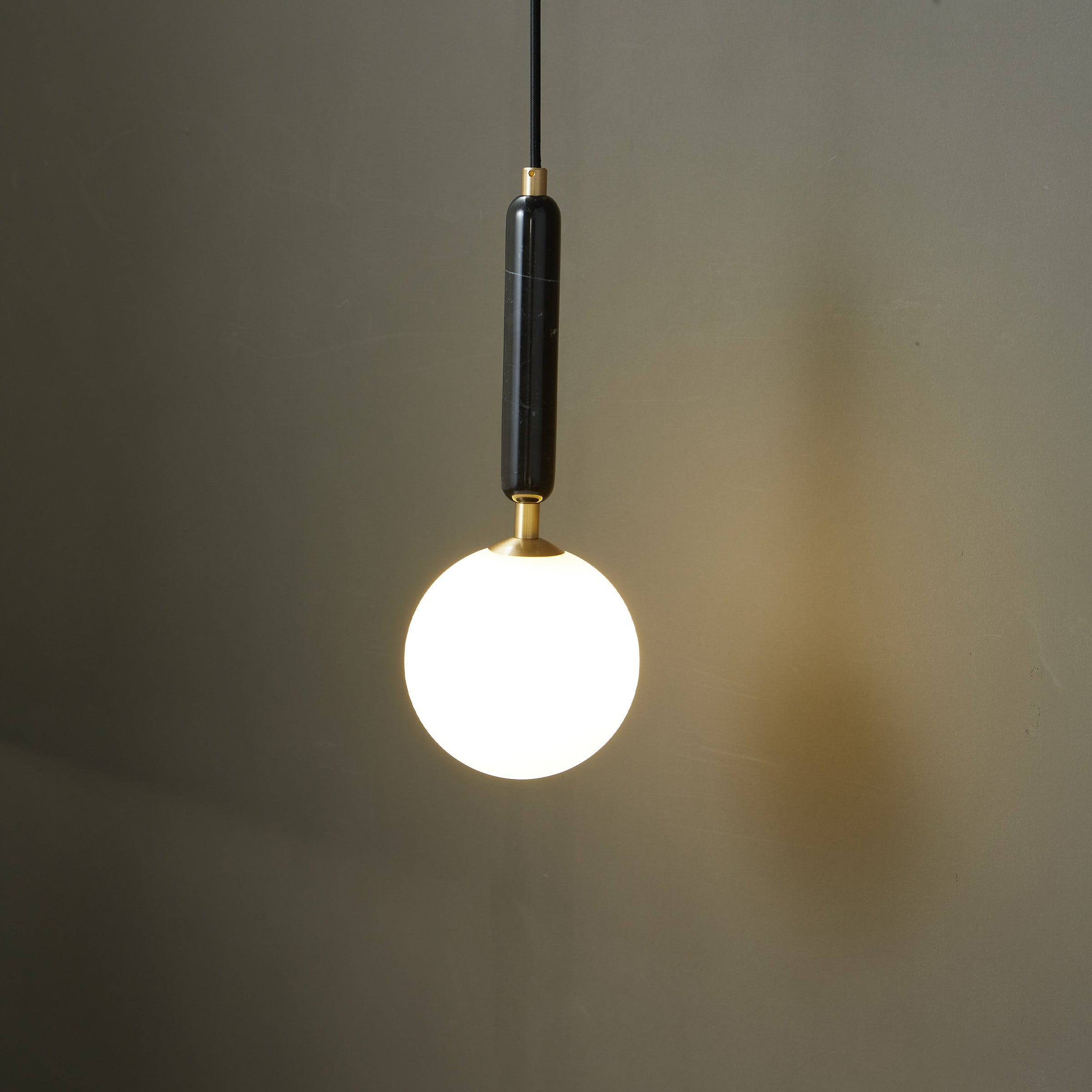 Black Marble Wall Lamp Vc 6605-Bk -  Wall Lamps - ebarza Furniture UAE | Shop Modern Furniture in Abu Dhabi & Dubai - مفروشات ايبازرا في الامارات | تسوق اثاث عصري وديكورات مميزة في دبي وابوظبي