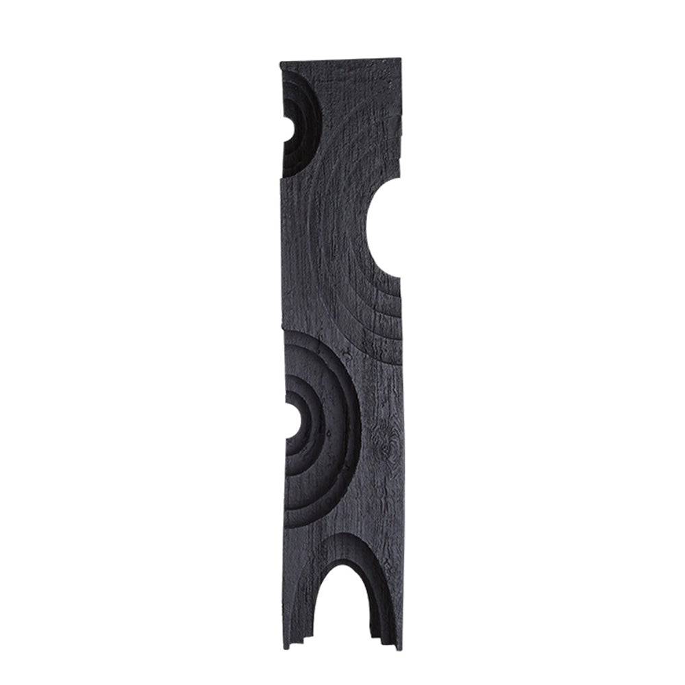 Black Resin Abstract Sculpture - Large  Fc-Sz2103A -  Home Decor Figurines - ebarza Furniture UAE | Shop Modern Furniture in Abu Dhabi & Dubai - مفروشات ايبازرا في الامارات | تسوق اثاث عصري وديكورات مميزة في دبي وابوظبي