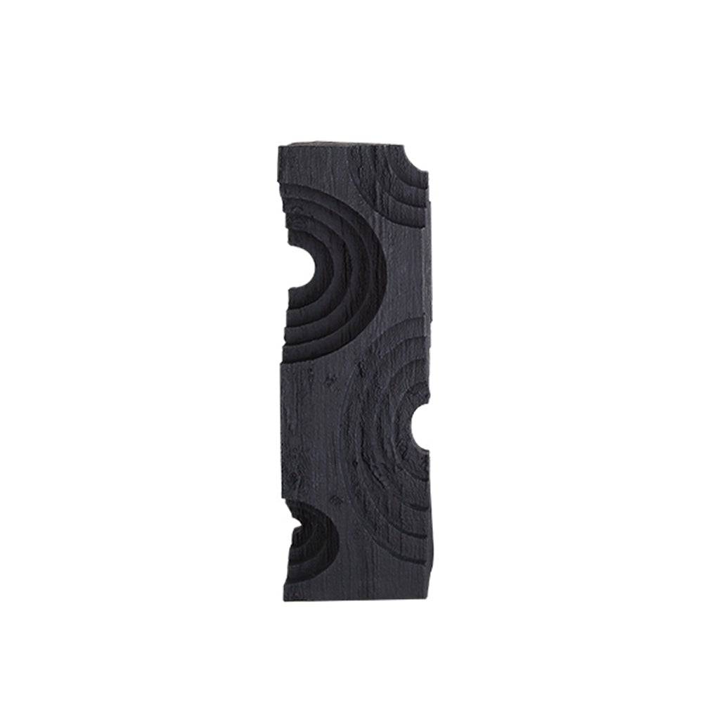 Black Resin Abstract Sculpture - Medium  Fc-Sz2103B -  Home Decor Figurines - ebarza Furniture UAE | Shop Modern Furniture in Abu Dhabi & Dubai - مفروشات ايبازرا في الامارات | تسوق اثاث عصري وديكورات مميزة في دبي وابوظبي
