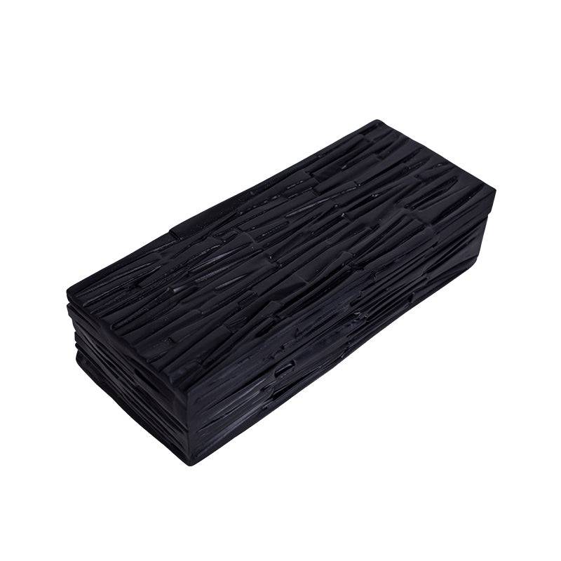 Black Resin Decorative Box-A Fc-Sz2023A -  Decorative Boxes - ebarza Furniture UAE | Shop Modern Furniture in Abu Dhabi & Dubai - مفروشات ايبازرا في الامارات | تسوق اثاث عصري وديكورات مميزة في دبي وابوظبي