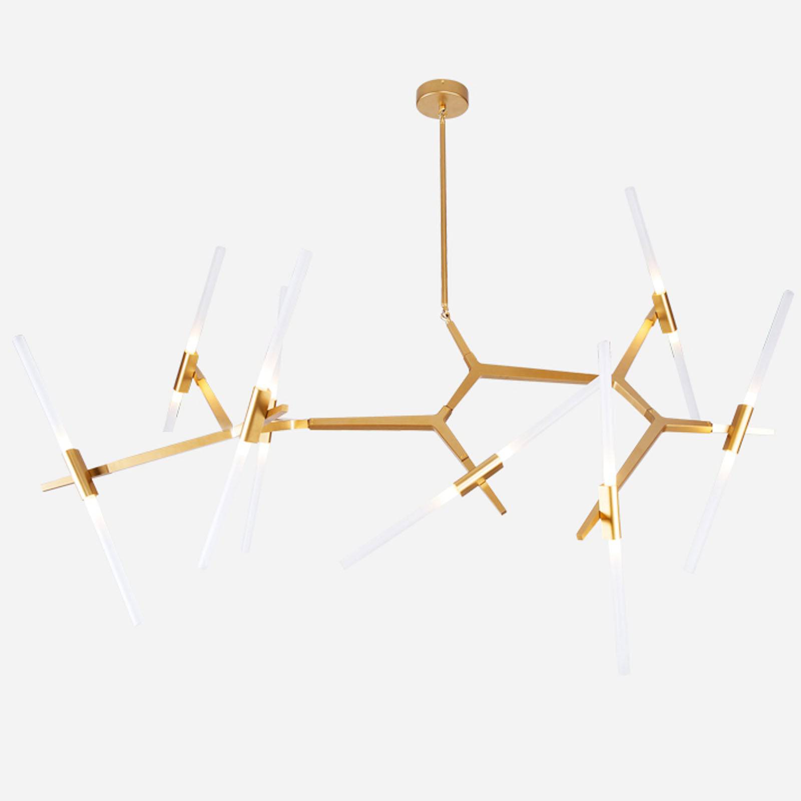 Display Item - Branch 16 Heads  Chandelier  Cy-New-002-G Nakheel -  Pendant Lamps - ebarza Furniture UAE | Shop Modern Furniture in Abu Dhabi & Dubai - مفروشات ايبازرا في الامارات | تسوق اثاث عصري وديكورات مميزة في دبي وابوظبي