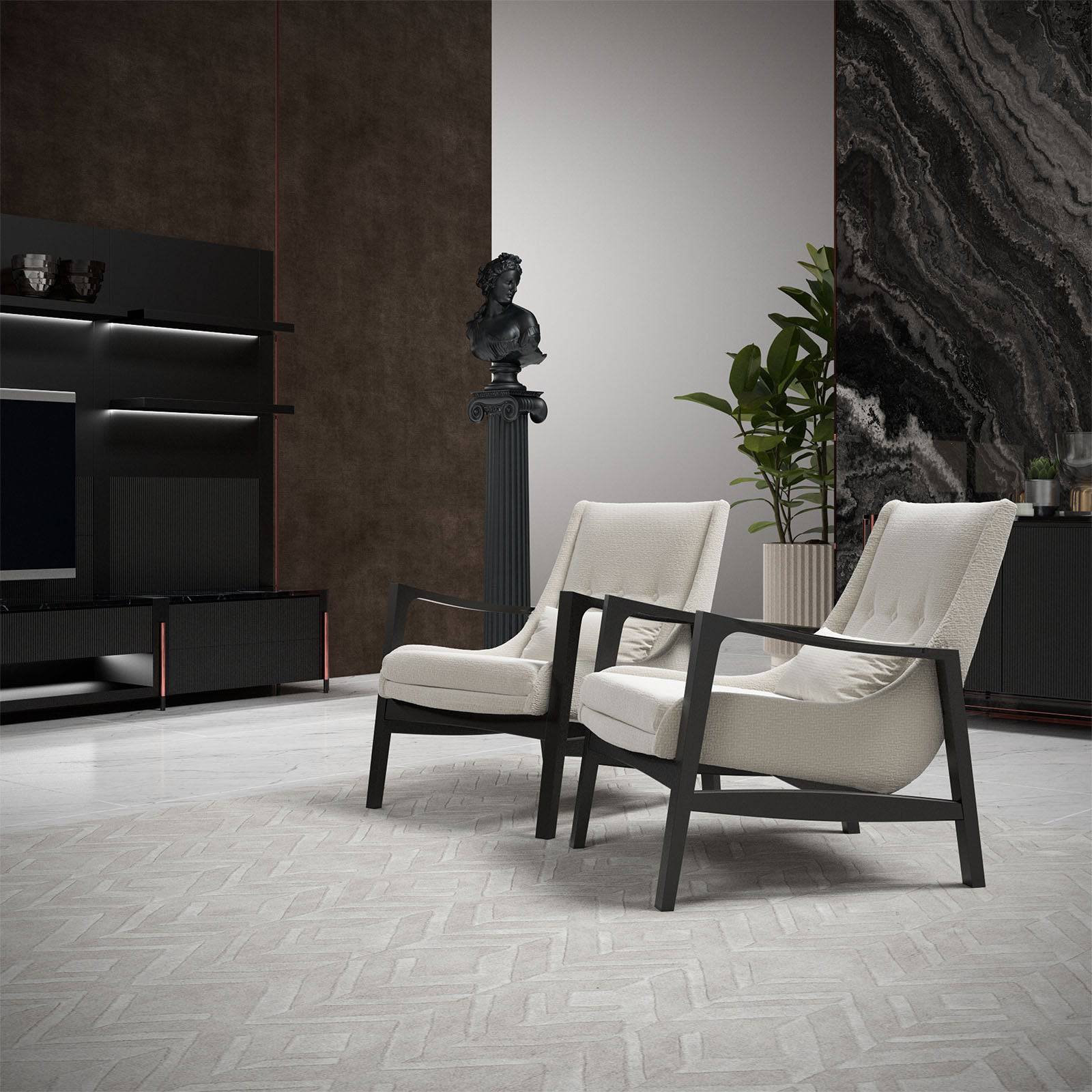Bronx Lounge Chair Bronx-001 -  Lounge Chairs - ebarza Furniture UAE | Shop Modern Furniture in Abu Dhabi & Dubai - مفروشات ايبازرا في الامارات | تسوق اثاث عصري وديكورات مميزة في دبي وابوظبي