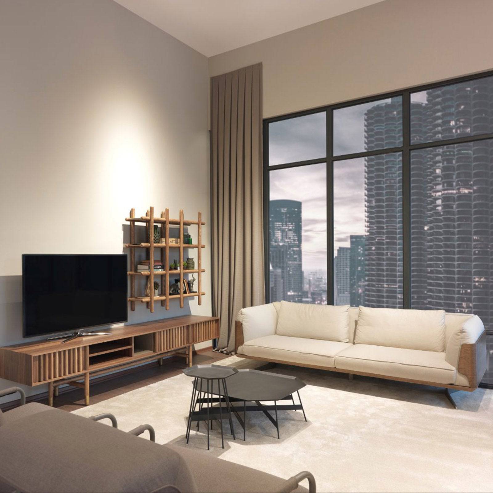 AS IS - Brooklyn / GAMMA Sofa Bro016Ow-BeOUT -  DISPLAY ITEM - ebarza Furniture UAE | Shop Modern Furniture in Abu Dhabi & Dubai - مفروشات ايبازرا في الامارات | تسوق اثاث عصري وديكورات مميزة في دبي وابوظبي