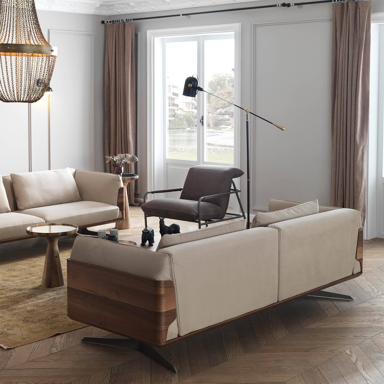 AS IS - Brooklyn / GAMMA Sofa Bro016Ow-BeOUT -  DISPLAY ITEM - ebarza Furniture UAE | Shop Modern Furniture in Abu Dhabi & Dubai - مفروشات ايبازرا في الامارات | تسوق اثاث عصري وديكورات مميزة في دبي وابوظبي