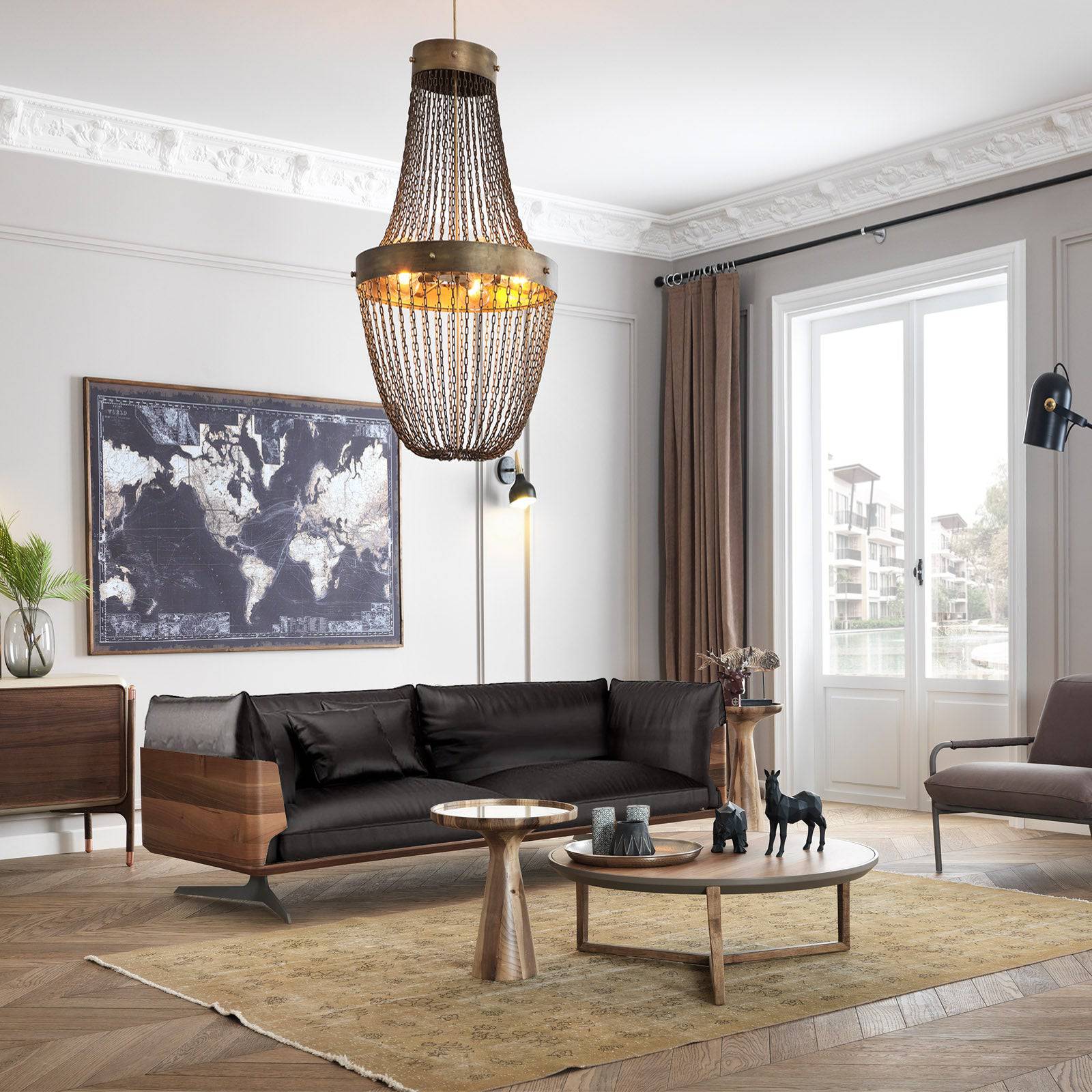 AS IS - Brooklyn Sofa Bro016Ow-Bl -  Sofas - ebarza Furniture UAE | Shop Modern Furniture in Abu Dhabi & Dubai - مفروشات ايبازرا في الامارات | تسوق اثاث عصري وديكورات مميزة في دبي وابوظبي