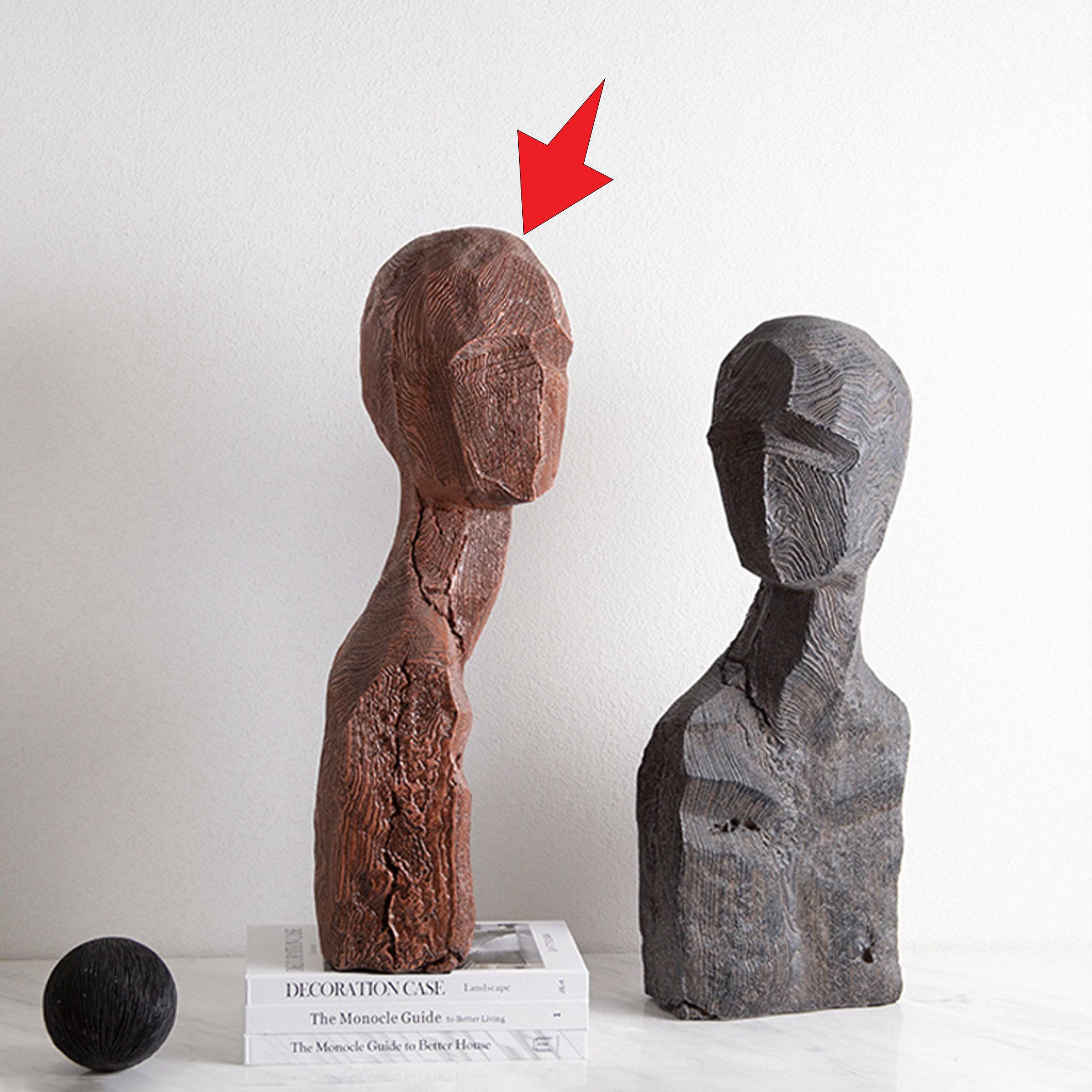 Brown Abstract Resin Decoration Fb-Sz2047A -  Home Decor Figurines - ebarza Furniture UAE | Shop Modern Furniture in Abu Dhabi & Dubai - مفروشات ايبازرا في الامارات | تسوق اثاث عصري وديكورات مميزة في دبي وابوظبي
