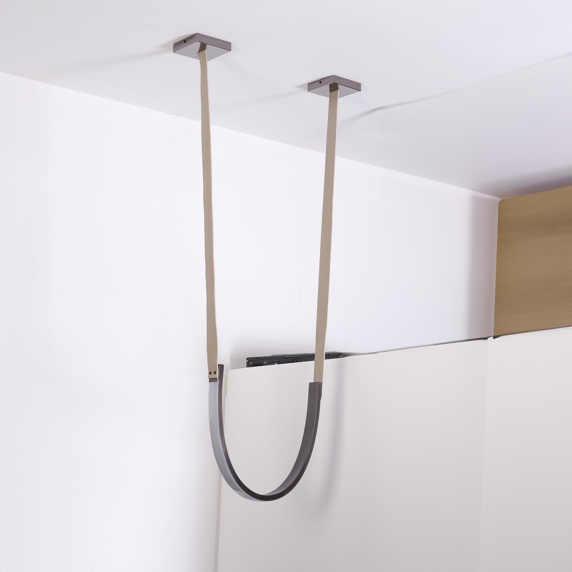 Pre-order 35 Days Delivery Set of 3x Catenary Leather Curve Pendant Lamp CY-DD-1054 -  Pendant Lamps - ebarza Furniture UAE | Shop Modern Furniture in Abu Dhabi & Dubai - مفروشات ايبازرا في الامارات | تسوق اثاث عصري وديكورات مميزة في دبي وابوظبي
