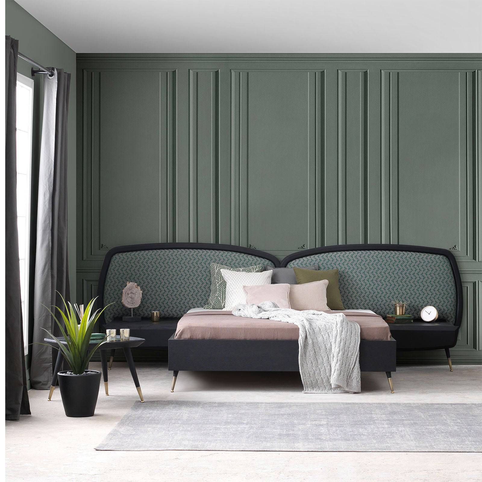 Bug Bedstead + 2 Nightstand Tables  Bug-Bed -  Bedroom Sets - ebarza Furniture UAE | Shop Modern Furniture in Abu Dhabi & Dubai - مفروشات ايبازرا في الامارات | تسوق اثاث عصري وديكورات مميزة في دبي وابوظبي