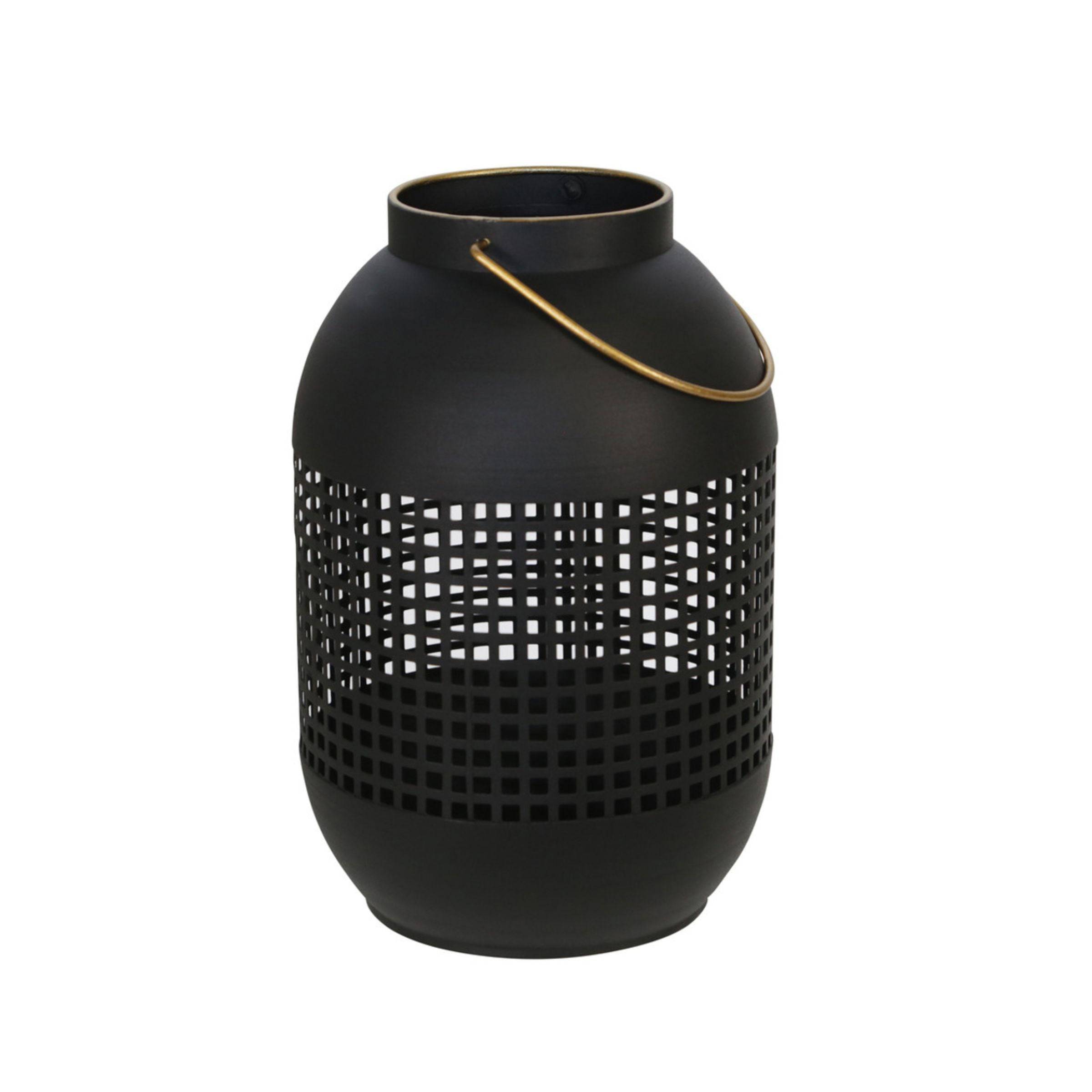 Cage Hurricane Lantern 15385-02 -  Candle Holders - ebarza Furniture UAE | Shop Modern Furniture in Abu Dhabi & Dubai - مفروشات ايبازرا في الامارات | تسوق اثاث عصري وديكورات مميزة في دبي وابوظبي