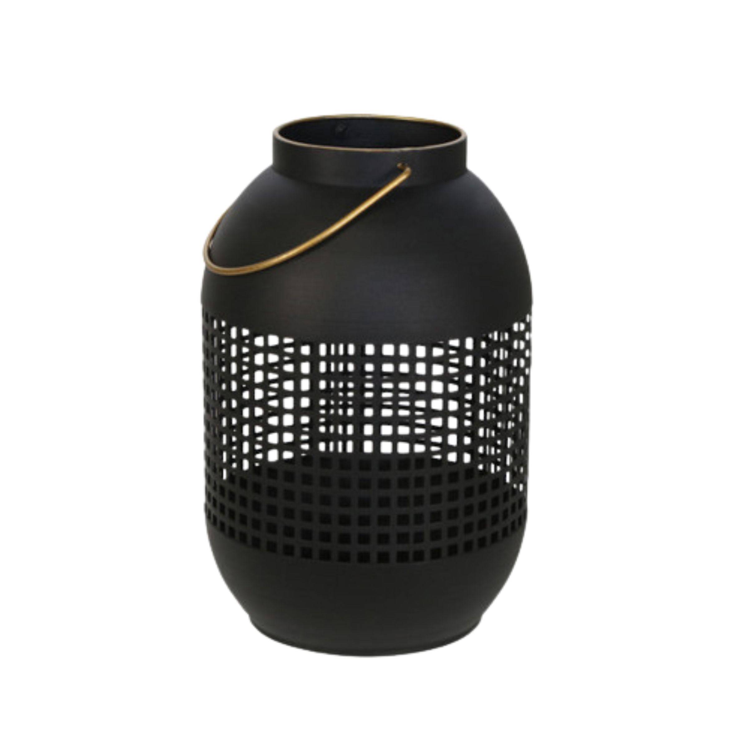 Cage Hurricane Lantern 15385-02 -  Candle Holders - ebarza Furniture UAE | Shop Modern Furniture in Abu Dhabi & Dubai - مفروشات ايبازرا في الامارات | تسوق اثاث عصري وديكورات مميزة في دبي وابوظبي
