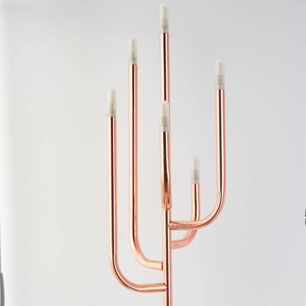 As Is - Candlestick Floor Lamp Cy-Ltd-1004-Rg -  DISPLAY ITEM - ebarza Furniture UAE | Shop Modern Furniture in Abu Dhabi & Dubai - مفروشات ايبازرا في الامارات | تسوق اثاث عصري وديكورات مميزة في دبي وابوظبي