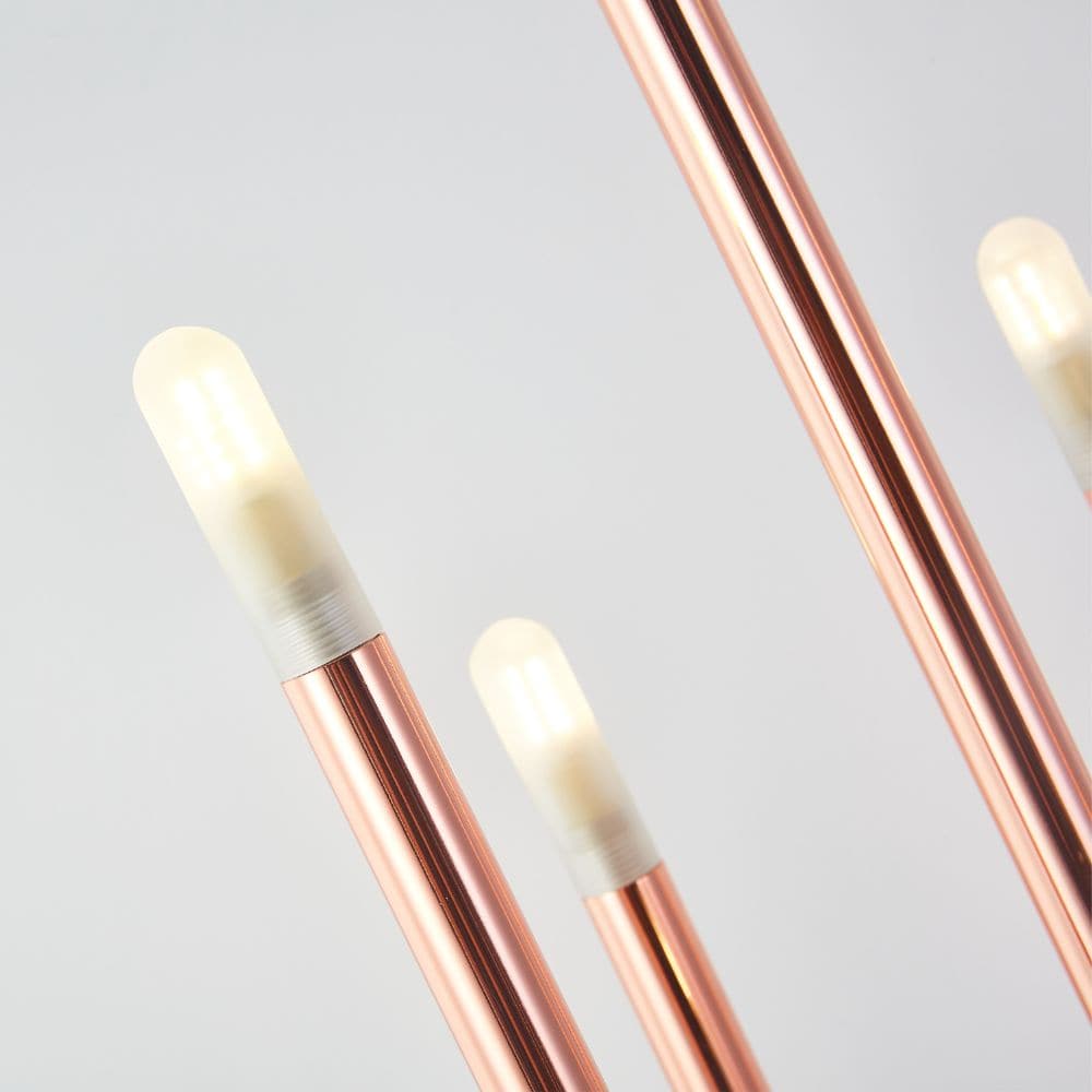 As Is - Candlestick Floor Lamp Cy-Ltd-1004-Rg -  DISPLAY ITEM - ebarza Furniture UAE | Shop Modern Furniture in Abu Dhabi & Dubai - مفروشات ايبازرا في الامارات | تسوق اثاث عصري وديكورات مميزة في دبي وابوظبي