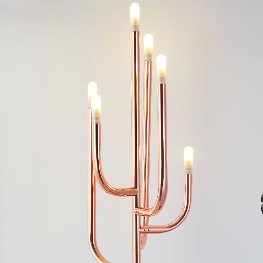 As Is - Candlestick Floor Lamp Cy-Ltd-1004-Rg -  DISPLAY ITEM - ebarza Furniture UAE | Shop Modern Furniture in Abu Dhabi & Dubai - مفروشات ايبازرا في الامارات | تسوق اثاث عصري وديكورات مميزة في دبي وابوظبي