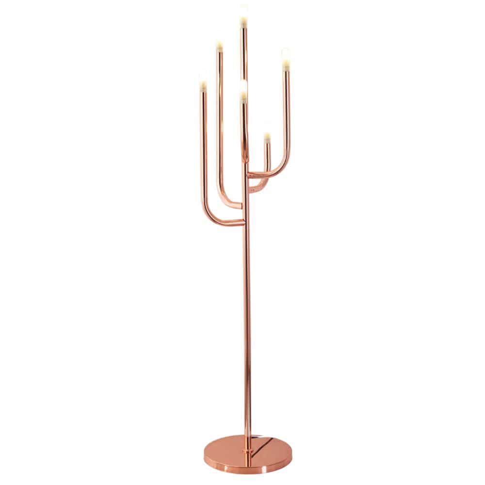 As Is - Candlestick Floor Lamp Cy-Ltd-1004-Rg -  DISPLAY ITEM - ebarza Furniture UAE | Shop Modern Furniture in Abu Dhabi & Dubai - مفروشات ايبازرا في الامارات | تسوق اثاث عصري وديكورات مميزة في دبي وابوظبي