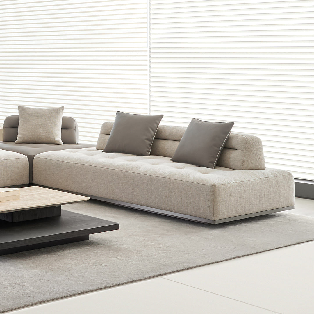 Pre-order 120 Days Delivery Carmilla 2-Seater Module Without Arm - Fabric - MSTV-S015-B -  Sofas - ebarza Furniture UAE | Shop Modern Furniture in Abu Dhabi & Dubai - مفروشات ايبازرا في الامارات | تسوق اثاث عصري وديكورات مميزة في دبي وابوظبي