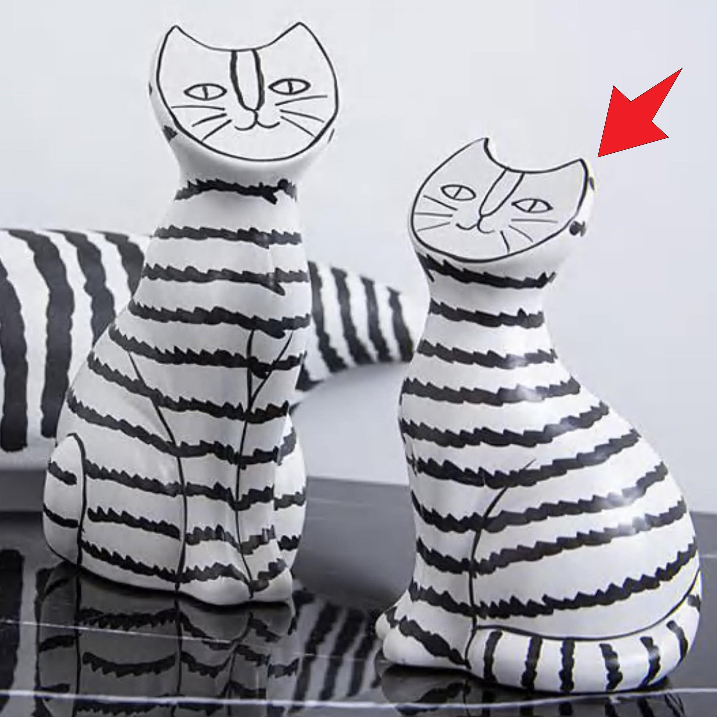 Cat Ornament -B Fa-D2089B -  Home Decor Figurines - ebarza Furniture UAE | Shop Modern Furniture in Abu Dhabi & Dubai - مفروشات ايبازرا في الامارات | تسوق اثاث عصري وديكورات مميزة في دبي وابوظبي