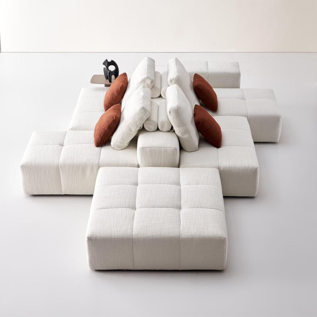 45x45 cm Puzzle Modular Cushion - SF080 -  Sofas - ebarza Furniture UAE | Shop Modern Furniture in Abu Dhabi & Dubai - مفروشات ايبازرا في الامارات | تسوق اثاث عصري وديكورات مميزة في دبي وابوظبي
