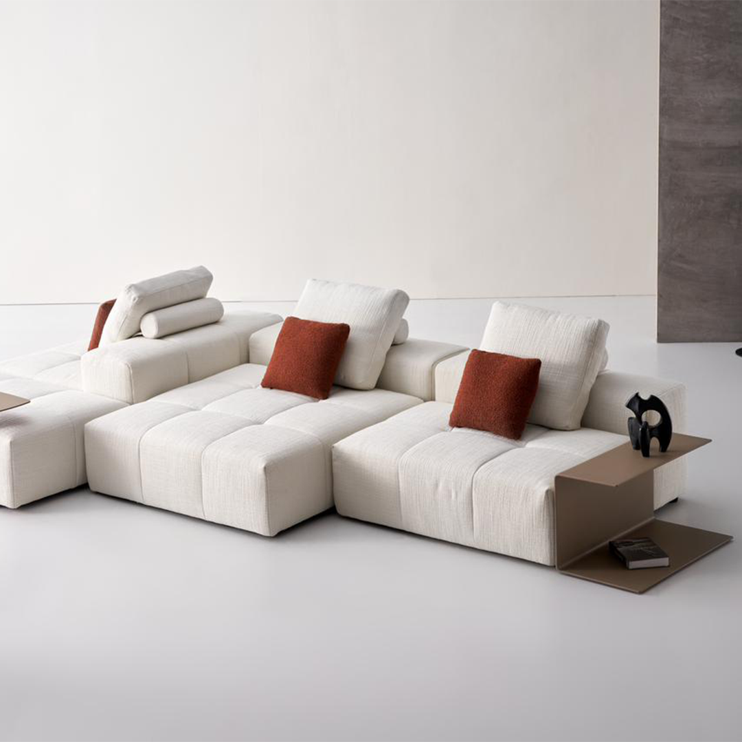 45x45 cm Puzzle Modular Cushion - SF080 -  Sofas - ebarza Furniture UAE | Shop Modern Furniture in Abu Dhabi & Dubai - مفروشات ايبازرا في الامارات | تسوق اثاث عصري وديكورات مميزة في دبي وابوظبي