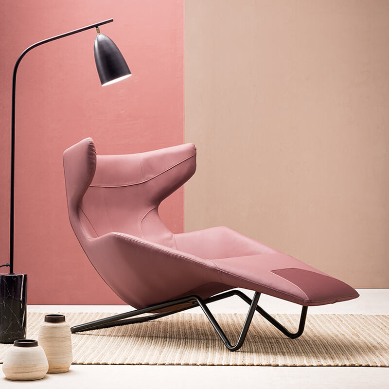 Relax Lounge Chair Lc035-P -  Lounge Chairs - ebarza Furniture UAE | Shop Modern Furniture in Abu Dhabi & Dubai - مفروشات ايبازرا في الامارات | تسوق اثاث عصري وديكورات مميزة في دبي وابوظبي