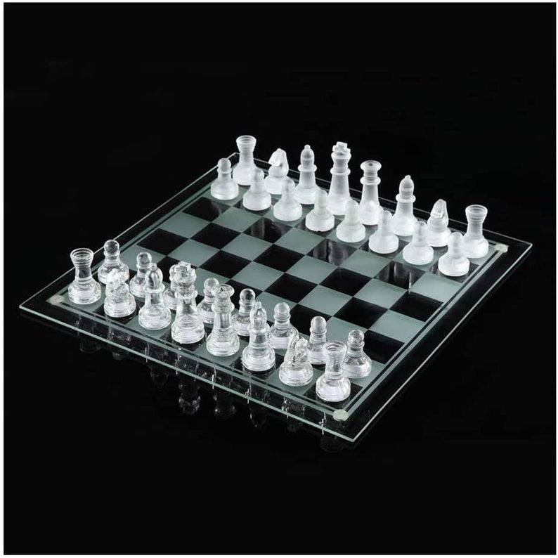 Chess Crystal Glass Decoration Mh-S01 -  Home Decor Figurines - ebarza Furniture UAE | Shop Modern Furniture in Abu Dhabi & Dubai - مفروشات ايبازرا في الامارات | تسوق اثاث عصري وديكورات مميزة في دبي وابوظبي