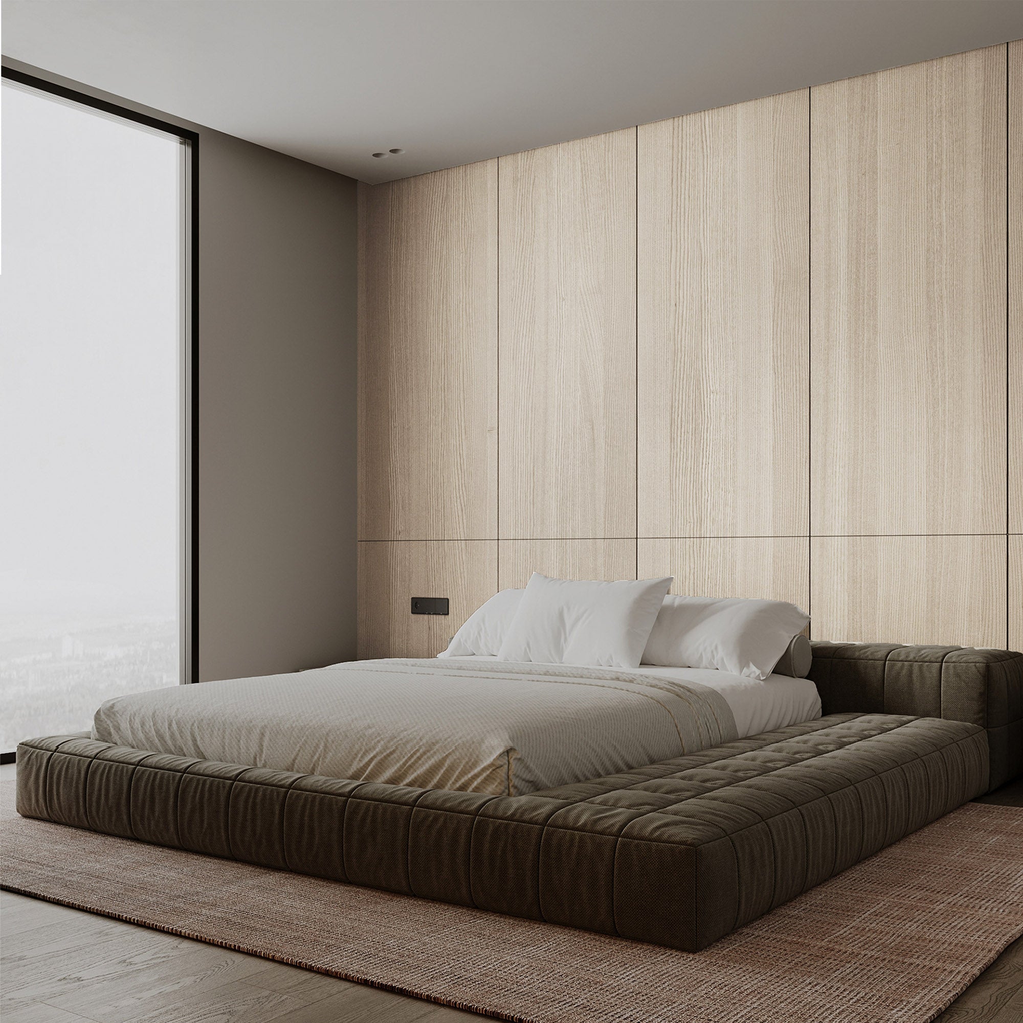 1.0mm(D) * 50mm(W) Edge Band  COLOUR: H172H Baikal Walnut H -  Wall Panels - ebarza Furniture UAE | Shop Modern Furniture in Abu Dhabi & Dubai - مفروشات ايبازرا في الامارات | تسوق اثاث عصري وديكورات مميزة في دبي وابوظبي