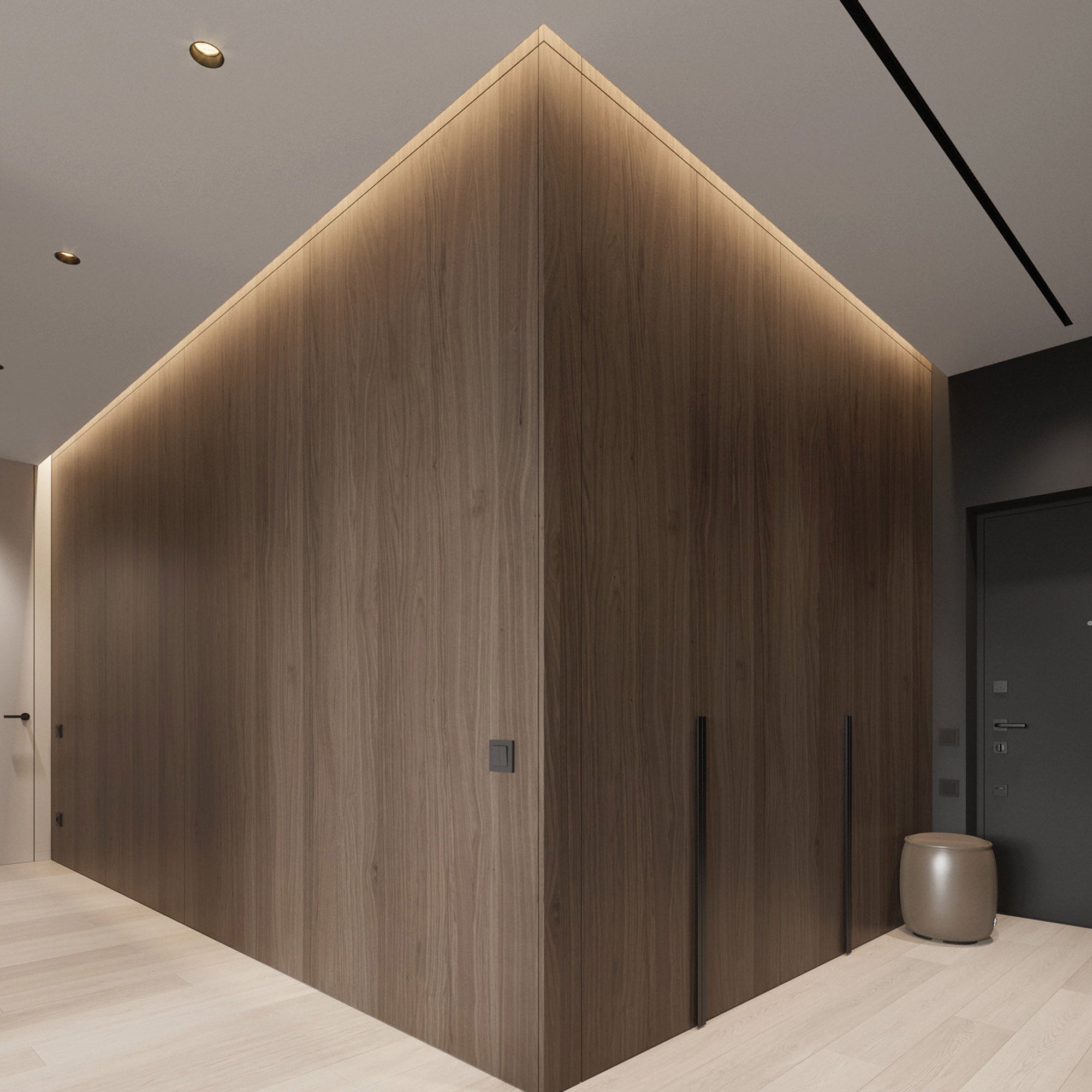 1.0mm(D) * 50mm(W) Edge Band  COLOUR: H020Y Walnut Y -  Wall Panels - ebarza Furniture UAE | Shop Modern Furniture in Abu Dhabi & Dubai - مفروشات ايبازرا في الامارات | تسوق اثاث عصري وديكورات مميزة في دبي وابوظبي