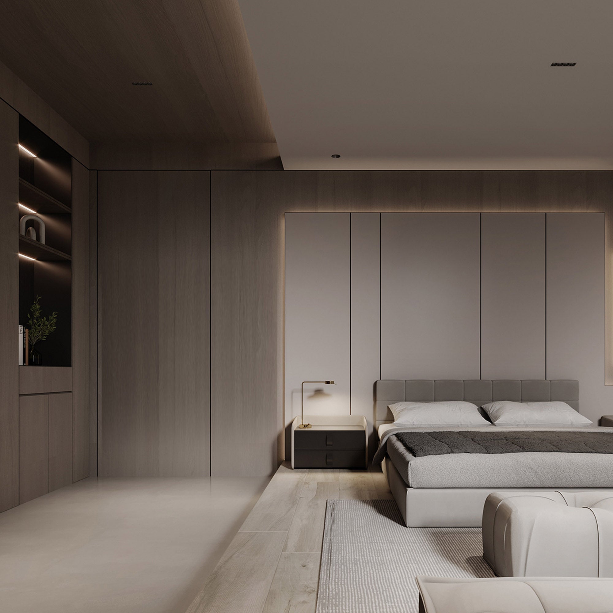 1.0mm(D) * 50mm(W) Edge Band  COLOUR: H185H Manhattan Gray Oak H -  Wall Panels - ebarza Furniture UAE | Shop Modern Furniture in Abu Dhabi & Dubai - مفروشات ايبازرا في الامارات | تسوق اثاث عصري وديكورات مميزة في دبي وابوظبي