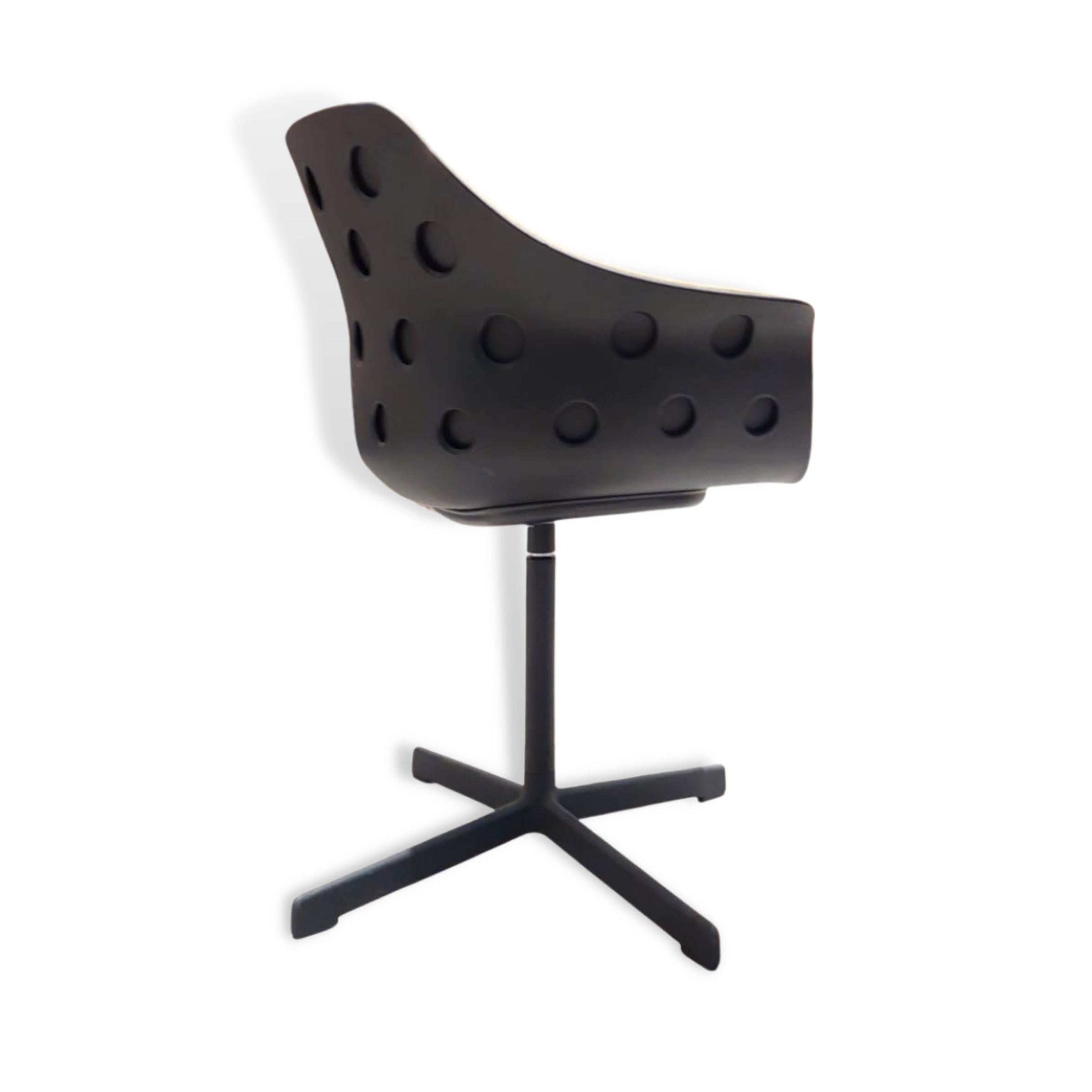 Display Item - Classic Aluminum Office Chair Che-009B-Nakheel -  DISPLAY ITEM - ebarza Furniture UAE | Shop Modern Furniture in Abu Dhabi & Dubai - مفروشات ايبازرا في الامارات | تسوق اثاث عصري وديكورات مميزة في دبي وابوظبي