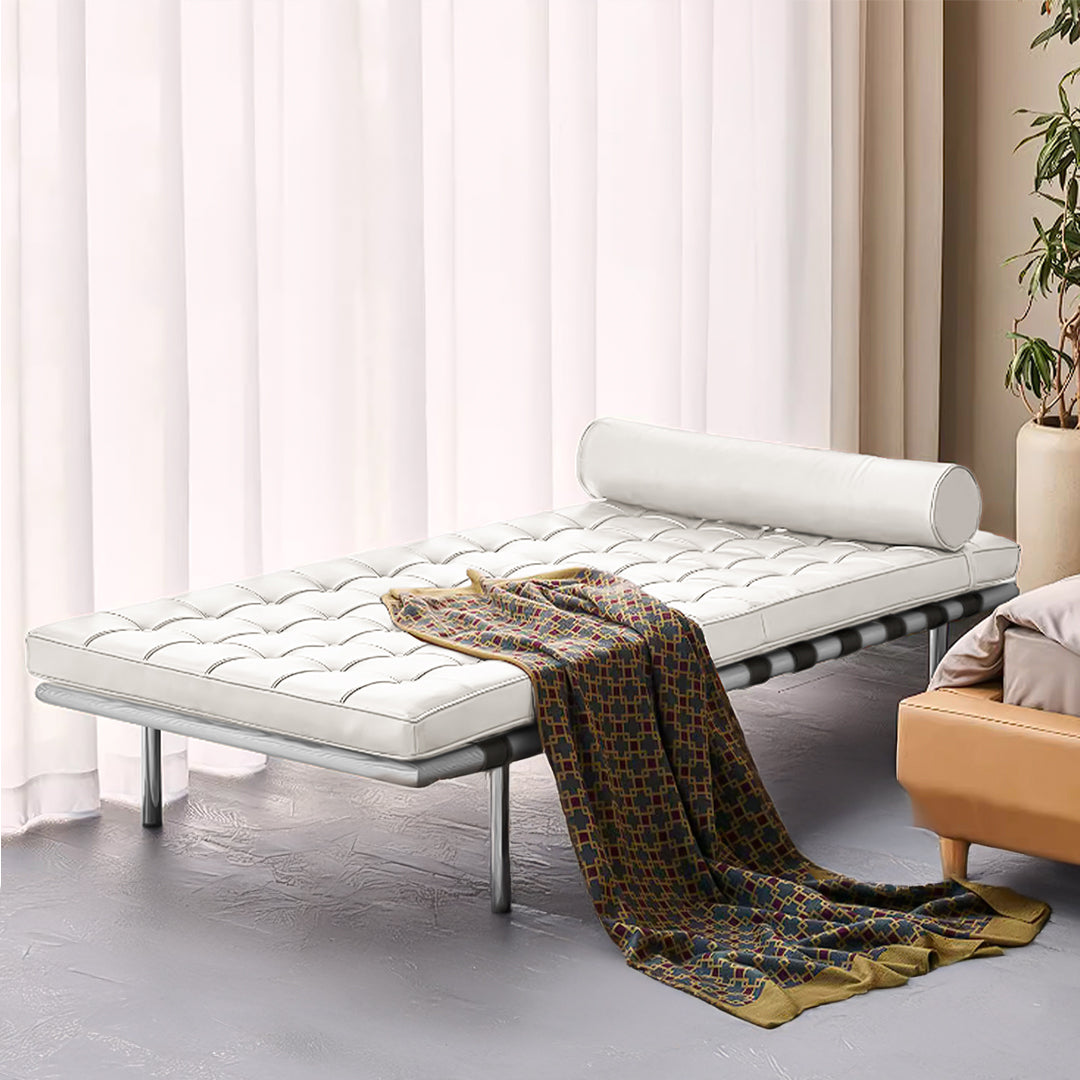 Classic Day Bed Bp8055-W -  Lounge Chairs - ebarza Furniture UAE | Shop Modern Furniture in Abu Dhabi & Dubai - مفروشات ايبازرا في الامارات | تسوق اثاث عصري وديكورات مميزة في دبي وابوظبي