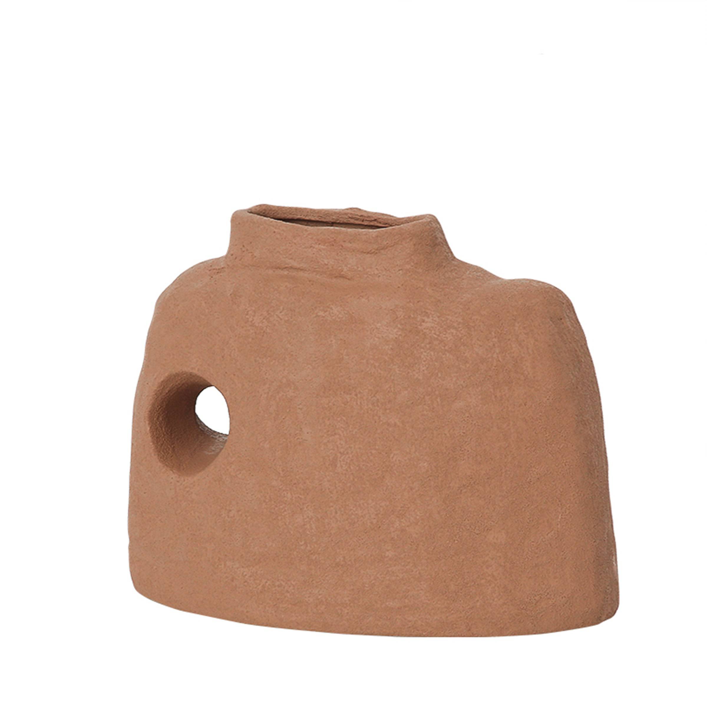 Coffee Frosted Special-Shaped Ornament-E Fa-D21094E -  Vases - ebarza Furniture UAE | Shop Modern Furniture in Abu Dhabi & Dubai - مفروشات ايبازرا في الامارات | تسوق اثاث عصري وديكورات مميزة في دبي وابوظبي