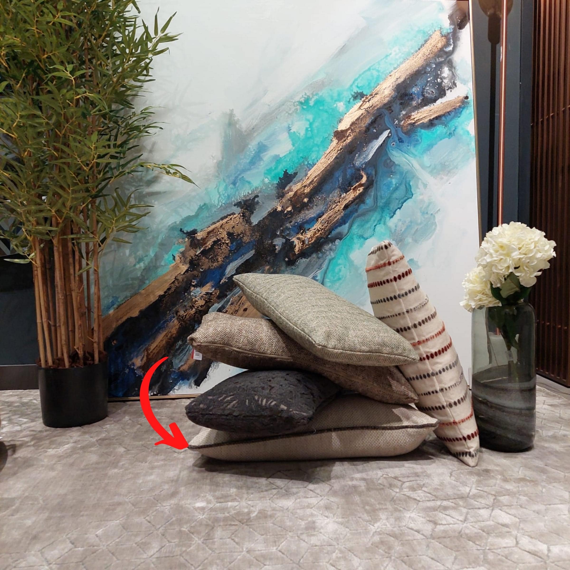 Cosmic Cushion Cover 60X30 Cm Cosmic-11 -  Cushions - ebarza Furniture UAE | Shop Modern Furniture in Abu Dhabi & Dubai - مفروشات ايبازرا في الامارات | تسوق اثاث عصري وديكورات مميزة في دبي وابوظبي