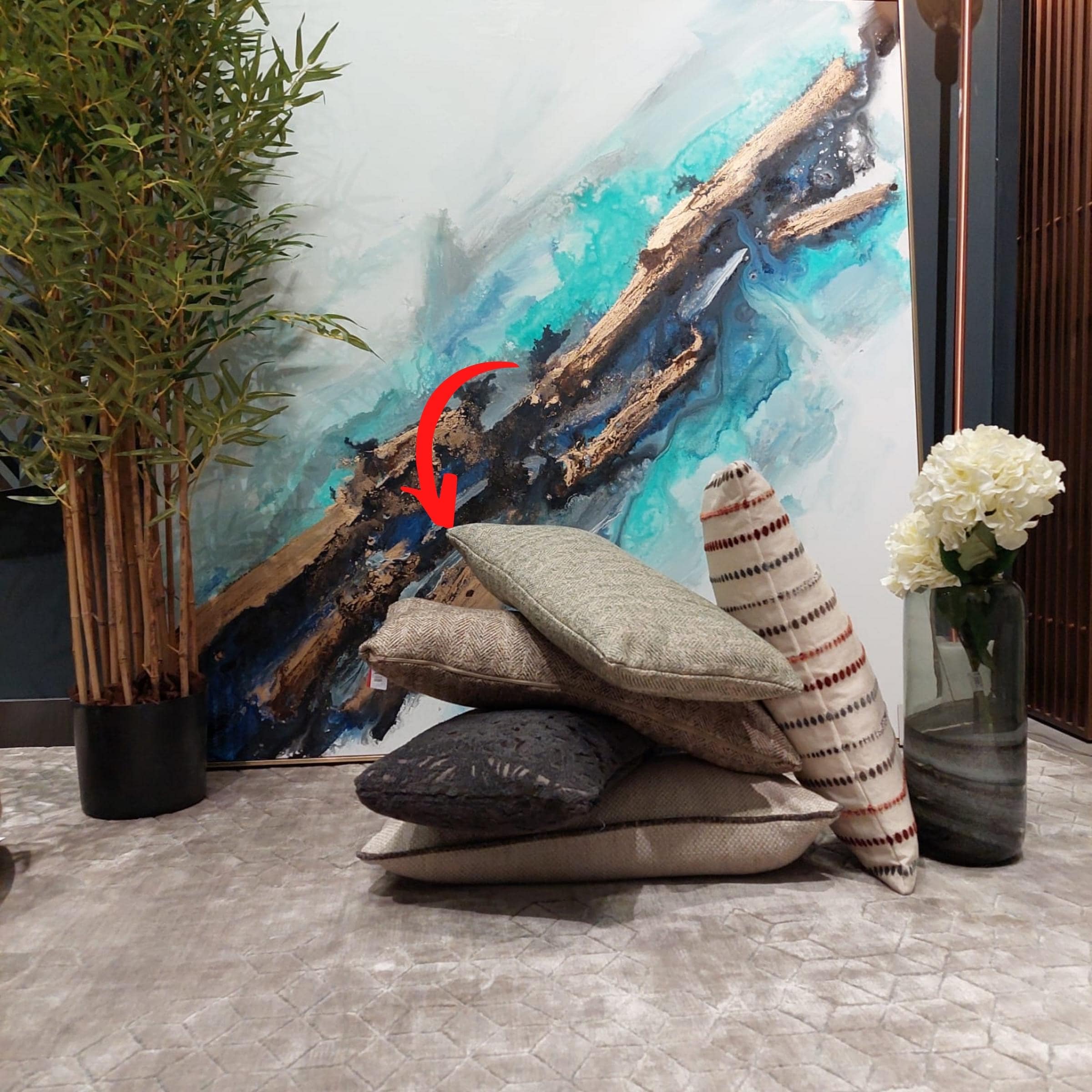 Cosmic Cushion Cover 60X30 Cm Cosmic-D16 -  Cushions - ebarza Furniture UAE | Shop Modern Furniture in Abu Dhabi & Dubai - مفروشات ايبازرا في الامارات | تسوق اثاث عصري وديكورات مميزة في دبي وابوظبي