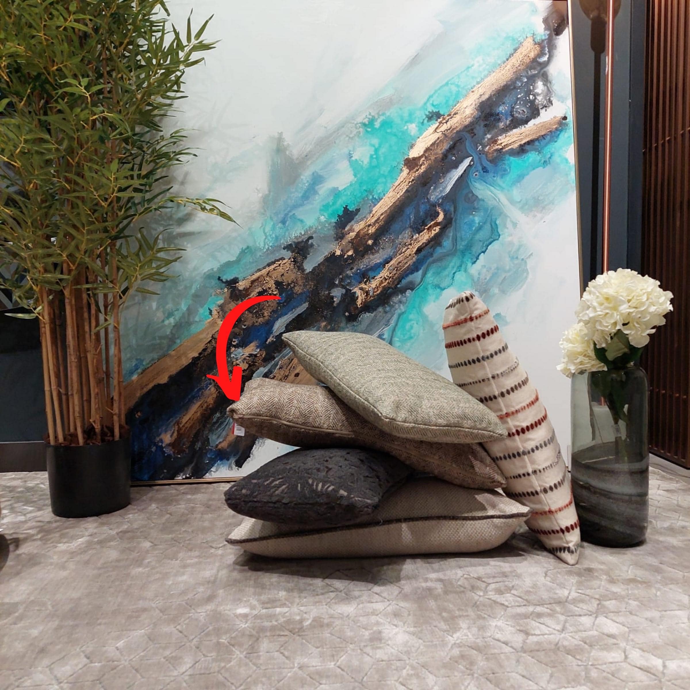 Cosmic Cushion Cover 60X30 Cm Cosmic-D20 -  Cushions - ebarza Furniture UAE | Shop Modern Furniture in Abu Dhabi & Dubai - مفروشات ايبازرا في الامارات | تسوق اثاث عصري وديكورات مميزة في دبي وابوظبي
