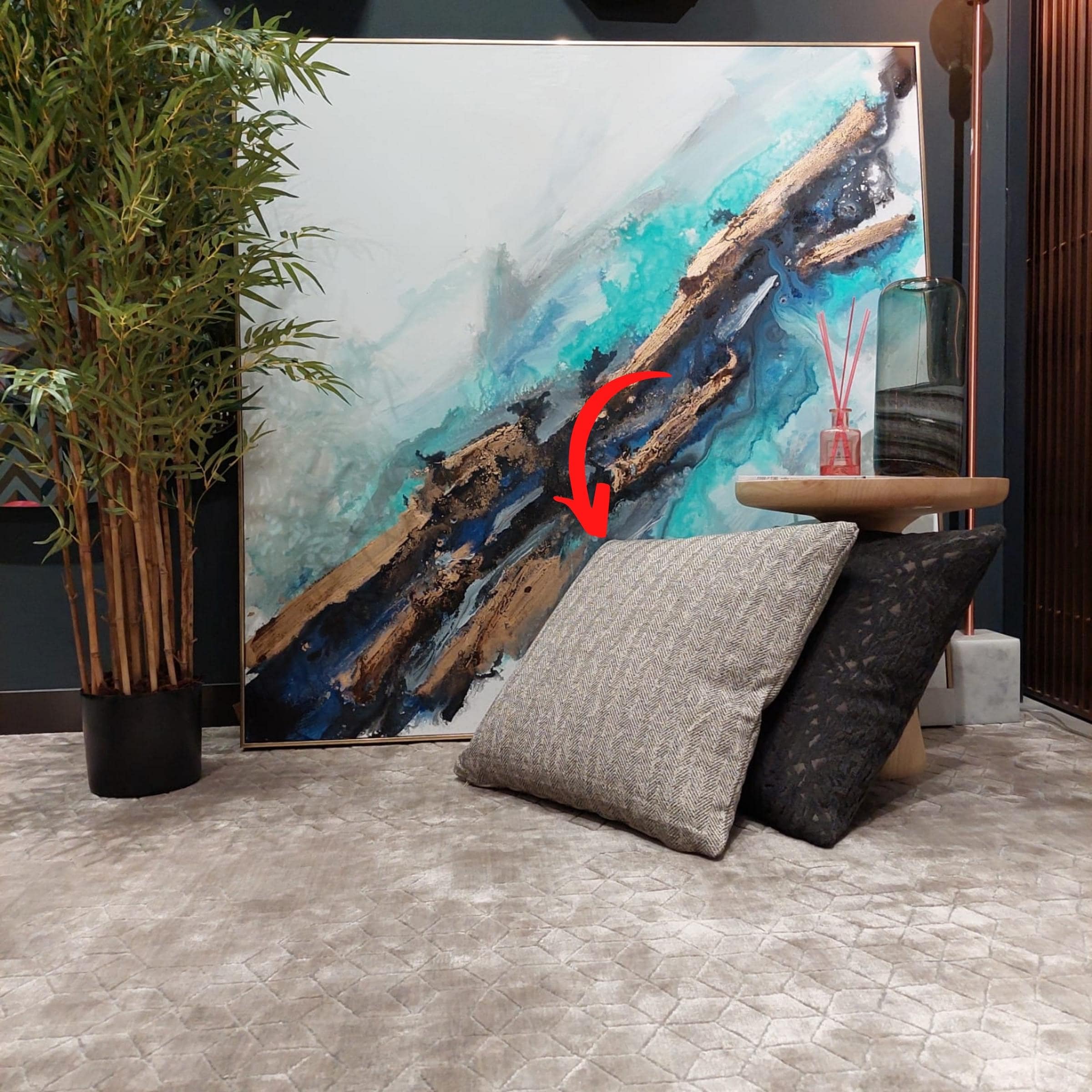 Cosmic Cushion Cover 60X60 Cm Cosmic-D20 -  Cushions - ebarza Furniture UAE | Shop Modern Furniture in Abu Dhabi & Dubai - مفروشات ايبازرا في الامارات | تسوق اثاث عصري وديكورات مميزة في دبي وابوظبي