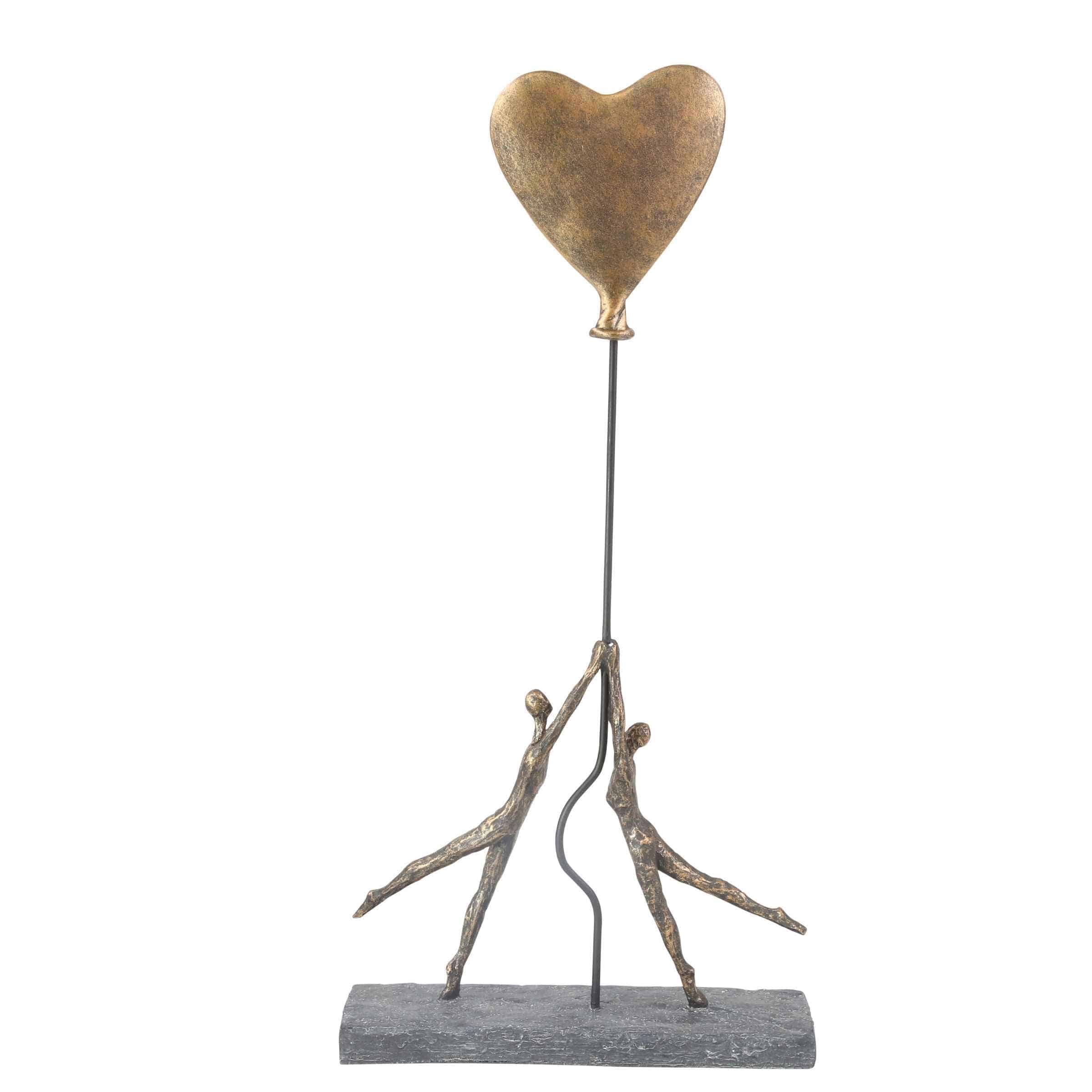 Couple With Balloon 53 Cm 14388 -  Home Decor Figurines - ebarza Furniture UAE | Shop Modern Furniture in Abu Dhabi & Dubai - مفروشات ايبازرا في الامارات | تسوق اثاث عصري وديكورات مميزة في دبي وابوظبي