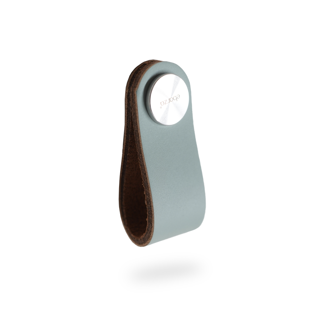 Cowhide Layer & SS Button Knob - 588-Knob-2 -  Door Handles - ebarza Furniture UAE | Shop Modern Furniture in Abu Dhabi & Dubai - مفروشات ايبازرا في الامارات | تسوق اثاث عصري وديكورات مميزة في دبي وابوظبي
